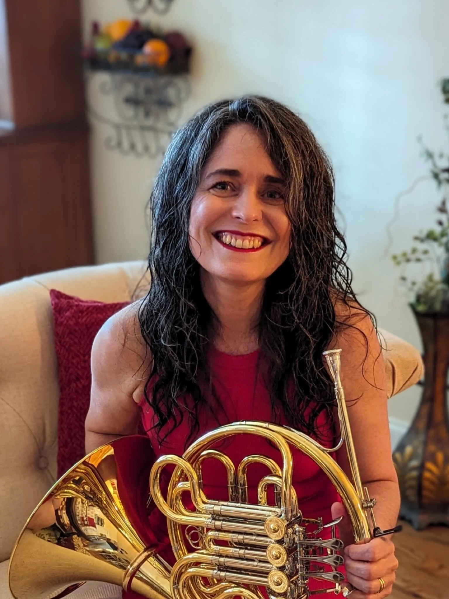 We are so excited to introduce a new member of MCBE, French horn player, Leigh-Anne Eftychiou!

Leigh-Anne has performed with orchestras across South Africa and the United States, including the Cape Town Symphony, Cape Philharmonic Opera, Baltimore S