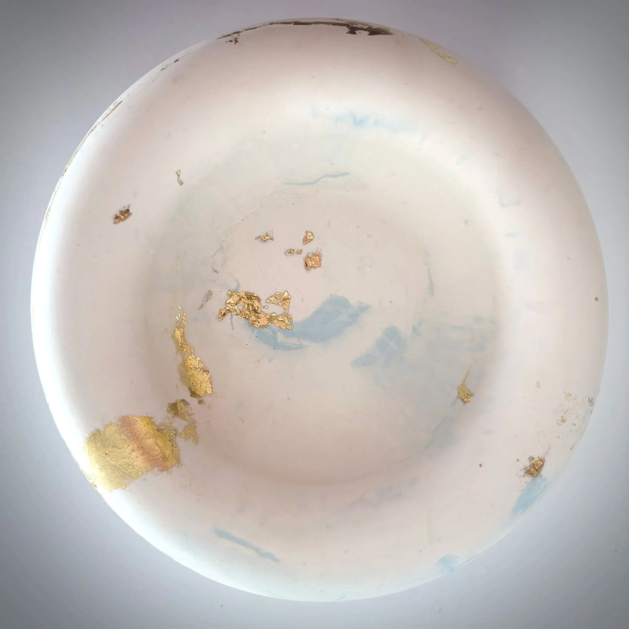 WHISPER · Blue & Gold Leaf · Click image to view →