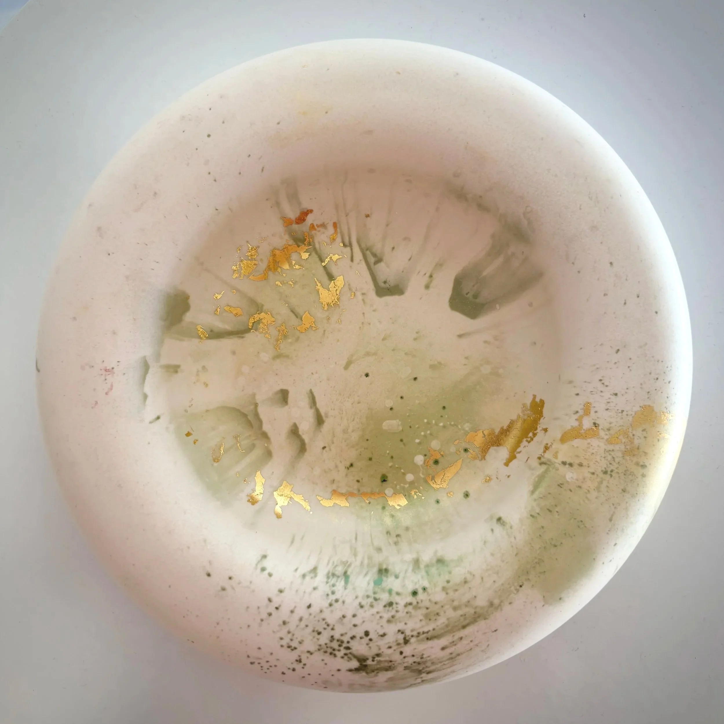 RENEWAL · Green & Gold Leaf · Click image to view →