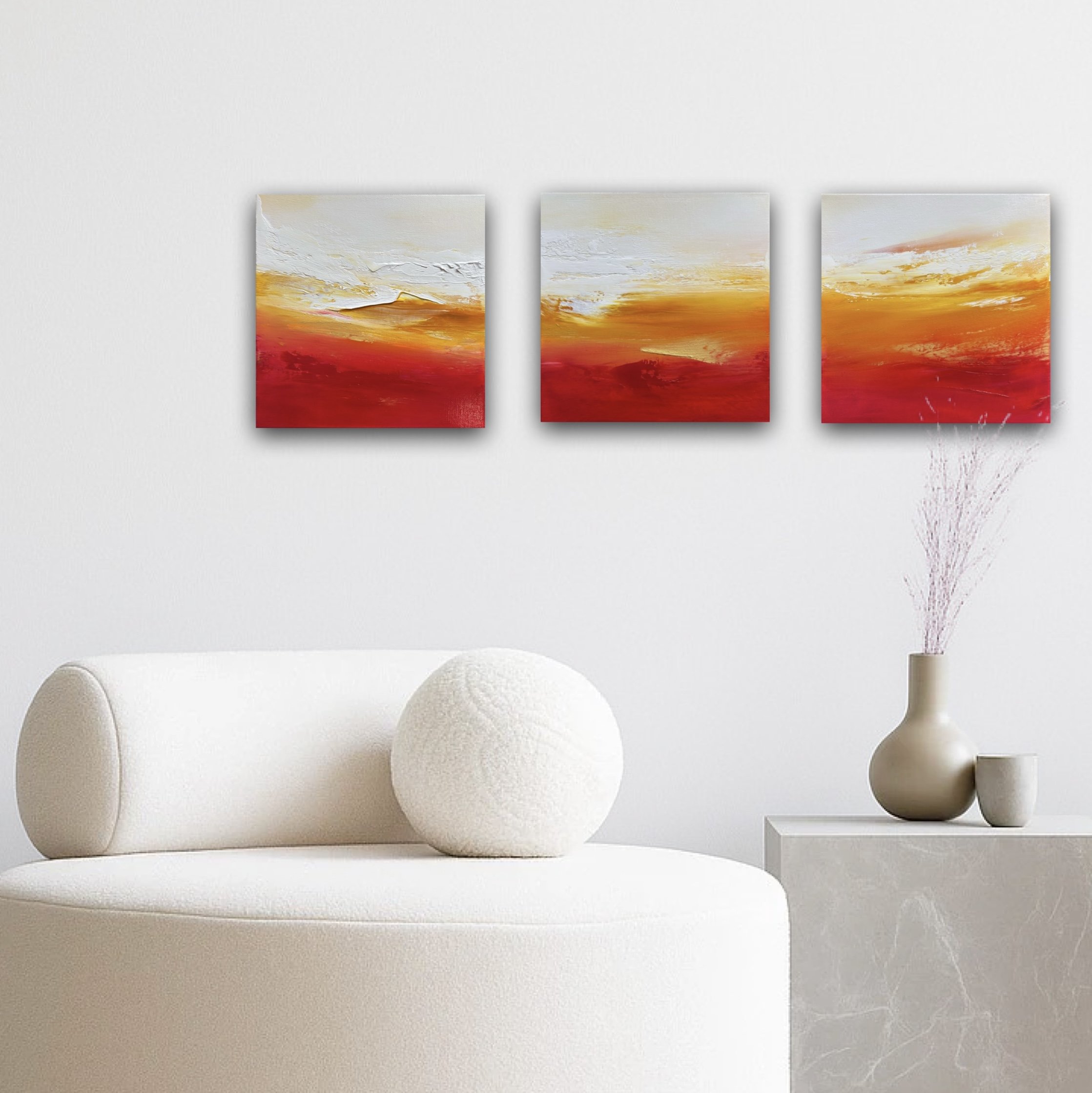 Divine Light - Triptych, InSitu