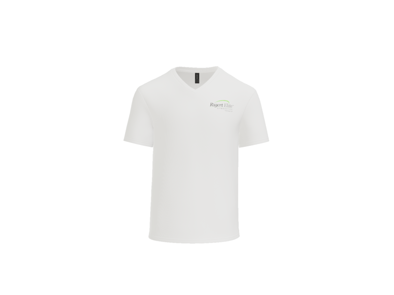 Unisex Vneck Rlogowhite.png