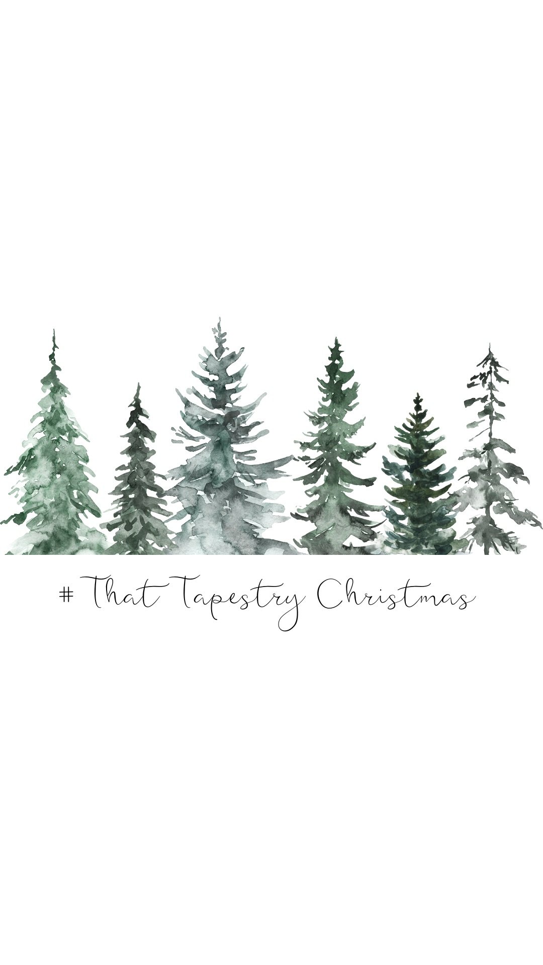 That Tapestry Christmas Trees! Pajama Set -Youth