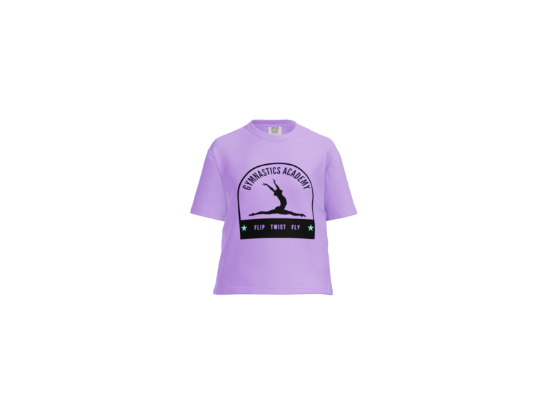 Neon Violet Boxy Tee GA Black.png