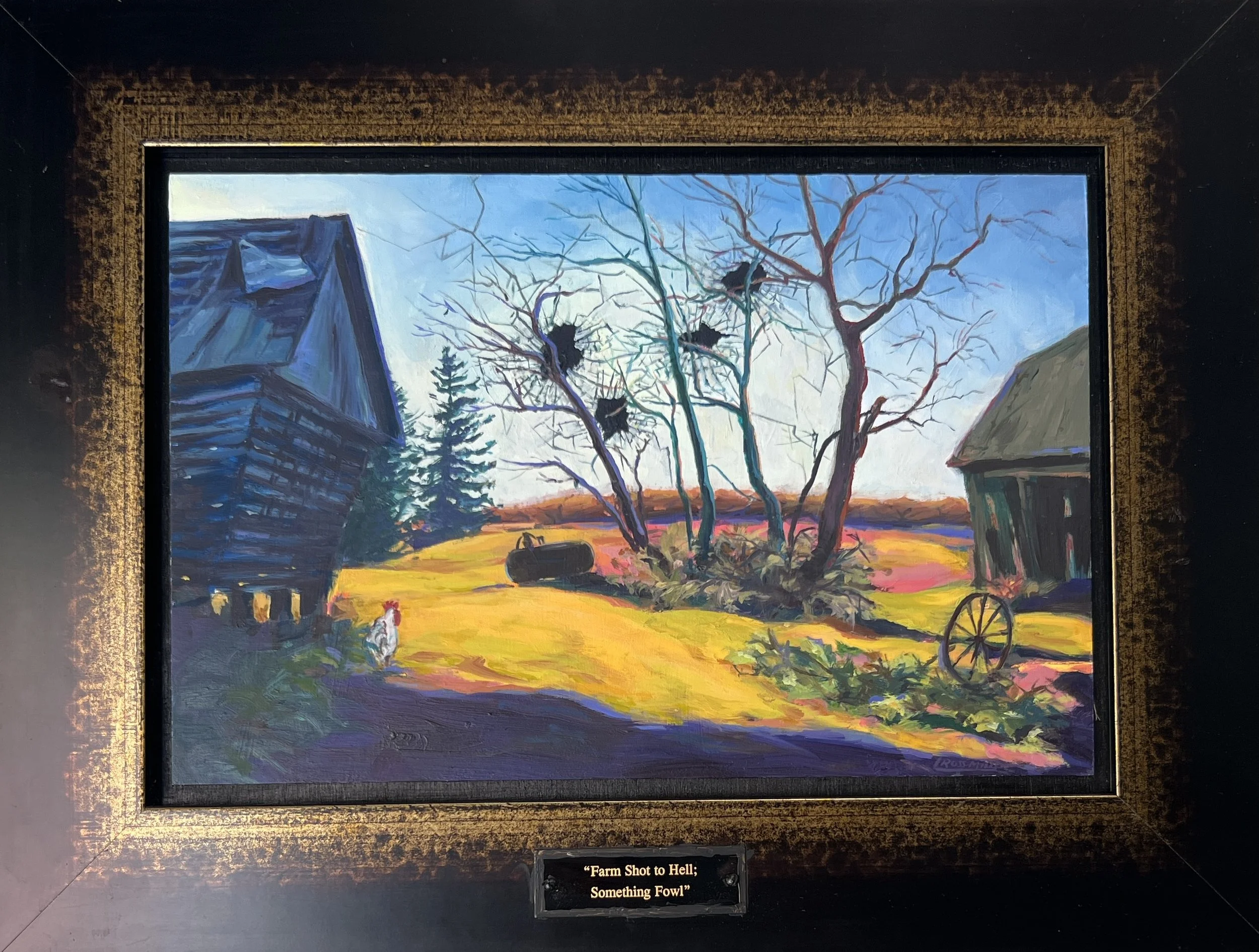 Farm Shot to Hell; Something Fowl by Lisa Ross Miller