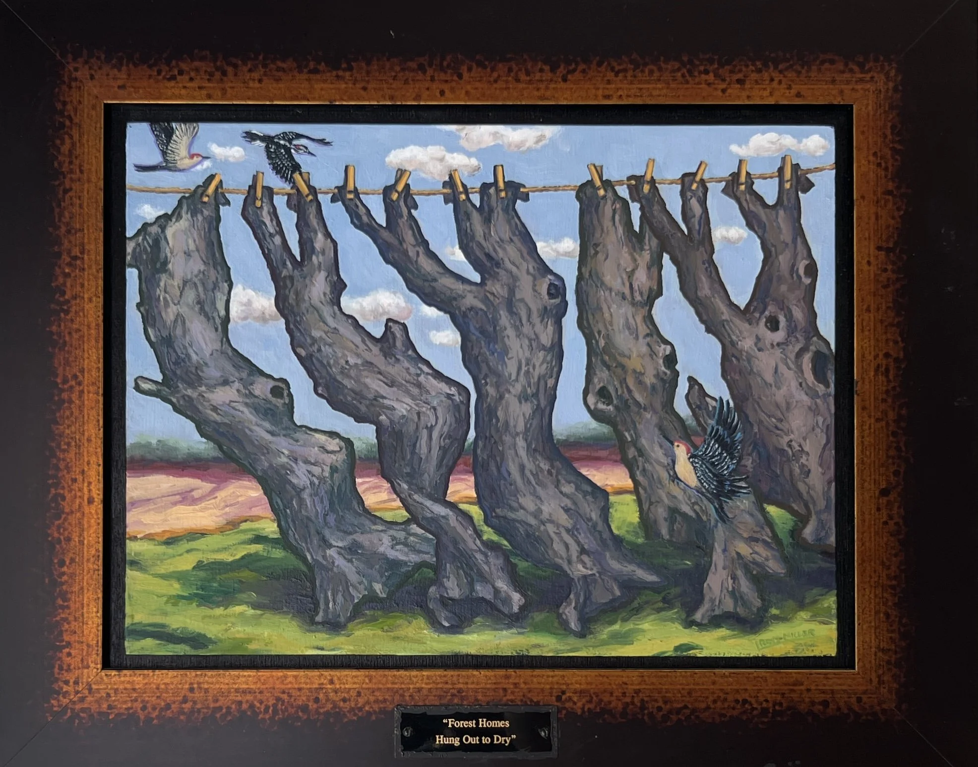 Forest Homes Hung Out to Dry by Lisa Ross Miller