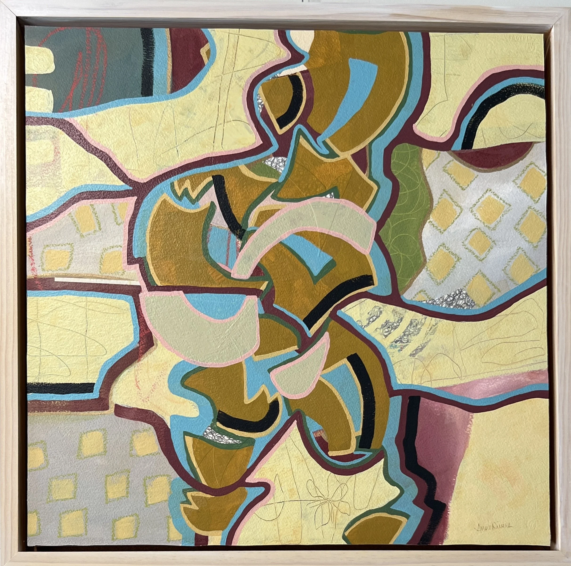 Acrylic Painting 1 by Anne Rivers