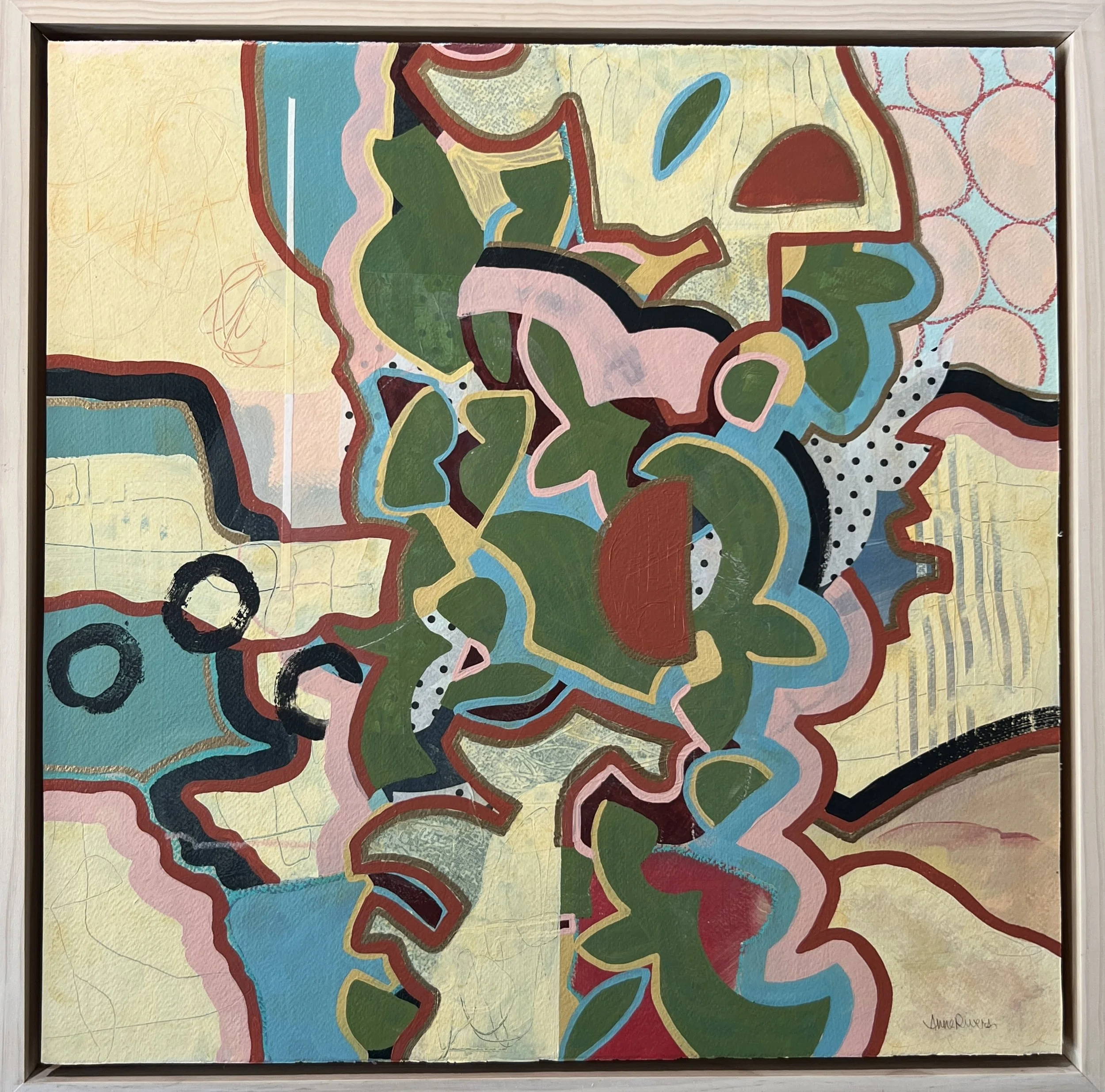 Acrylic Painting 2 by Anne Rivers