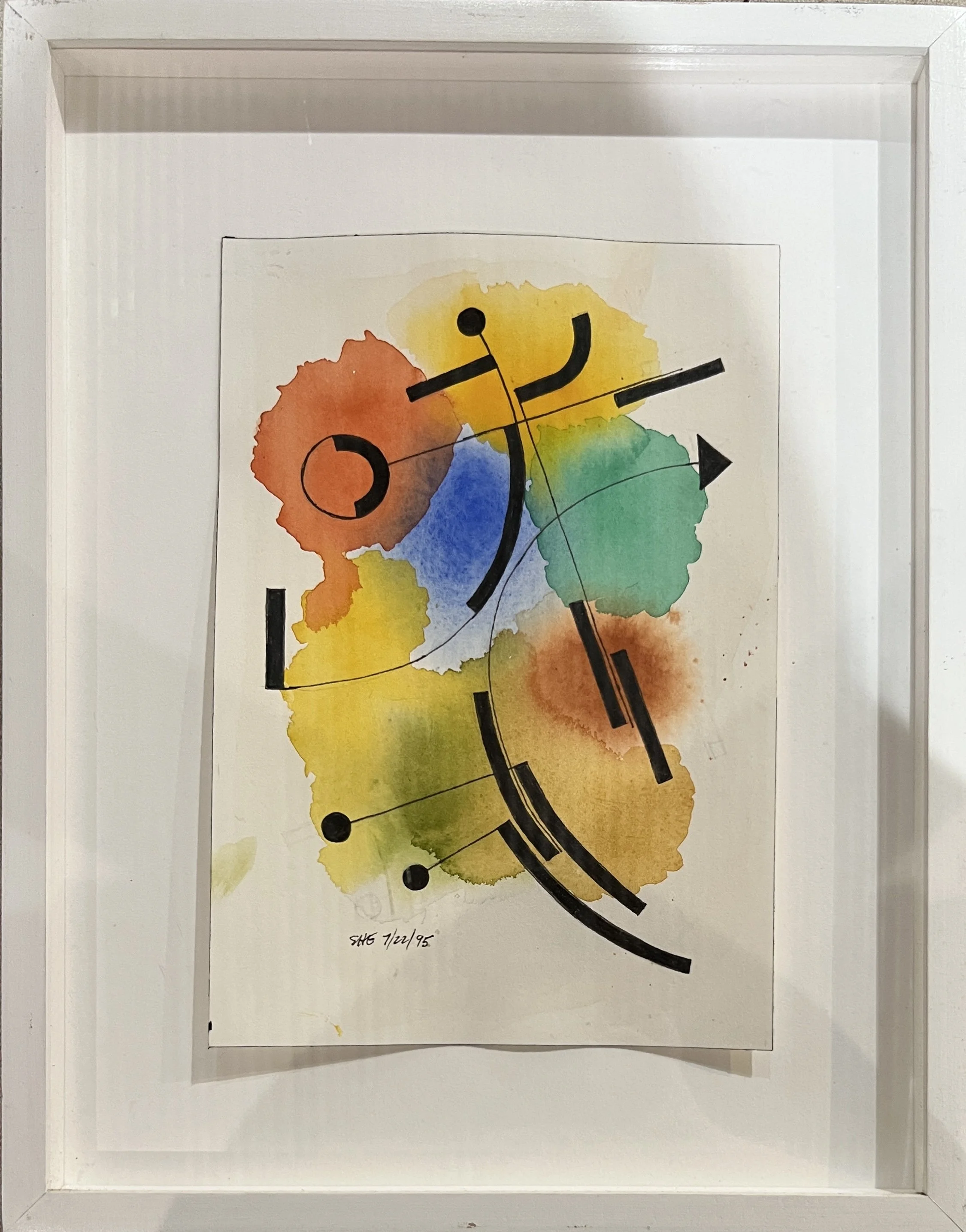 Watercolor 4 by Stanley Eisenman