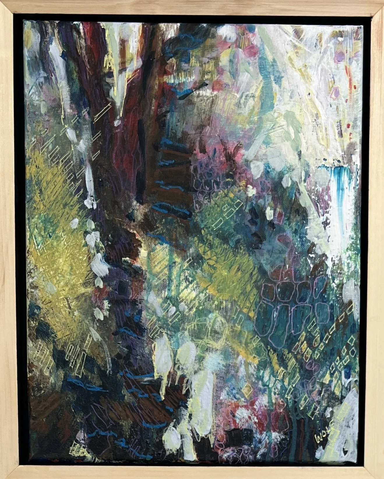 Field of Bluebells by Lou Wolf Vallance