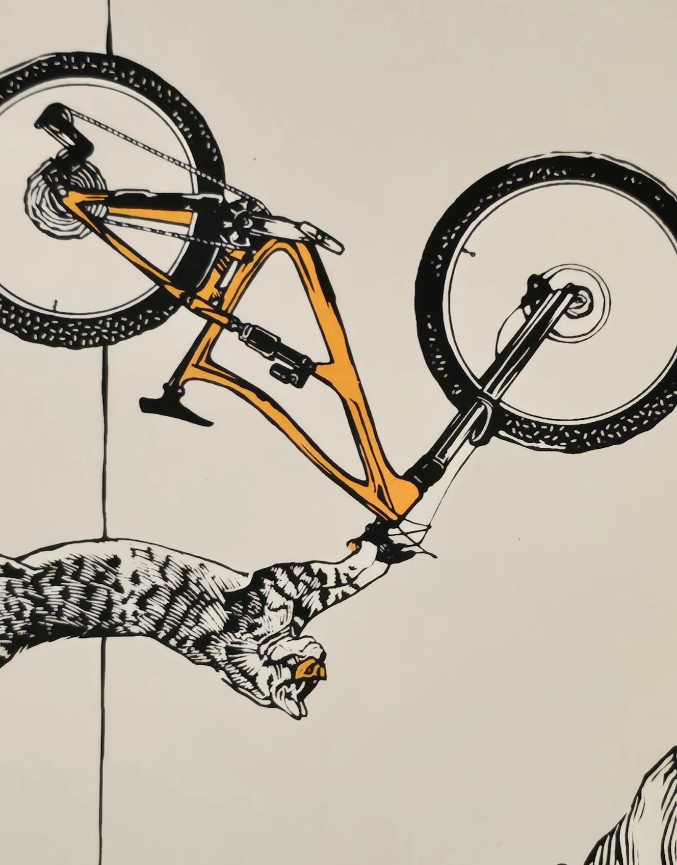 Sendy Cat Art Print