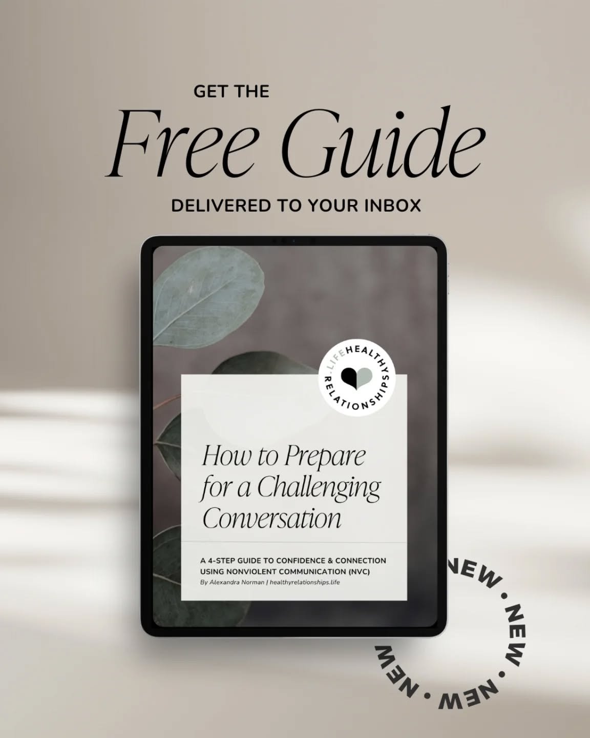 💪&nbsp;Ready to handle those tough talks with more calm and confidence, even when it's hard?

Download&nbsp;my&nbsp;free guide:&nbsp;How to Prepare for a Challenging Conversation&nbsp;💬

Inside, you&rsquo;ll discover a simple 4-step process to stre