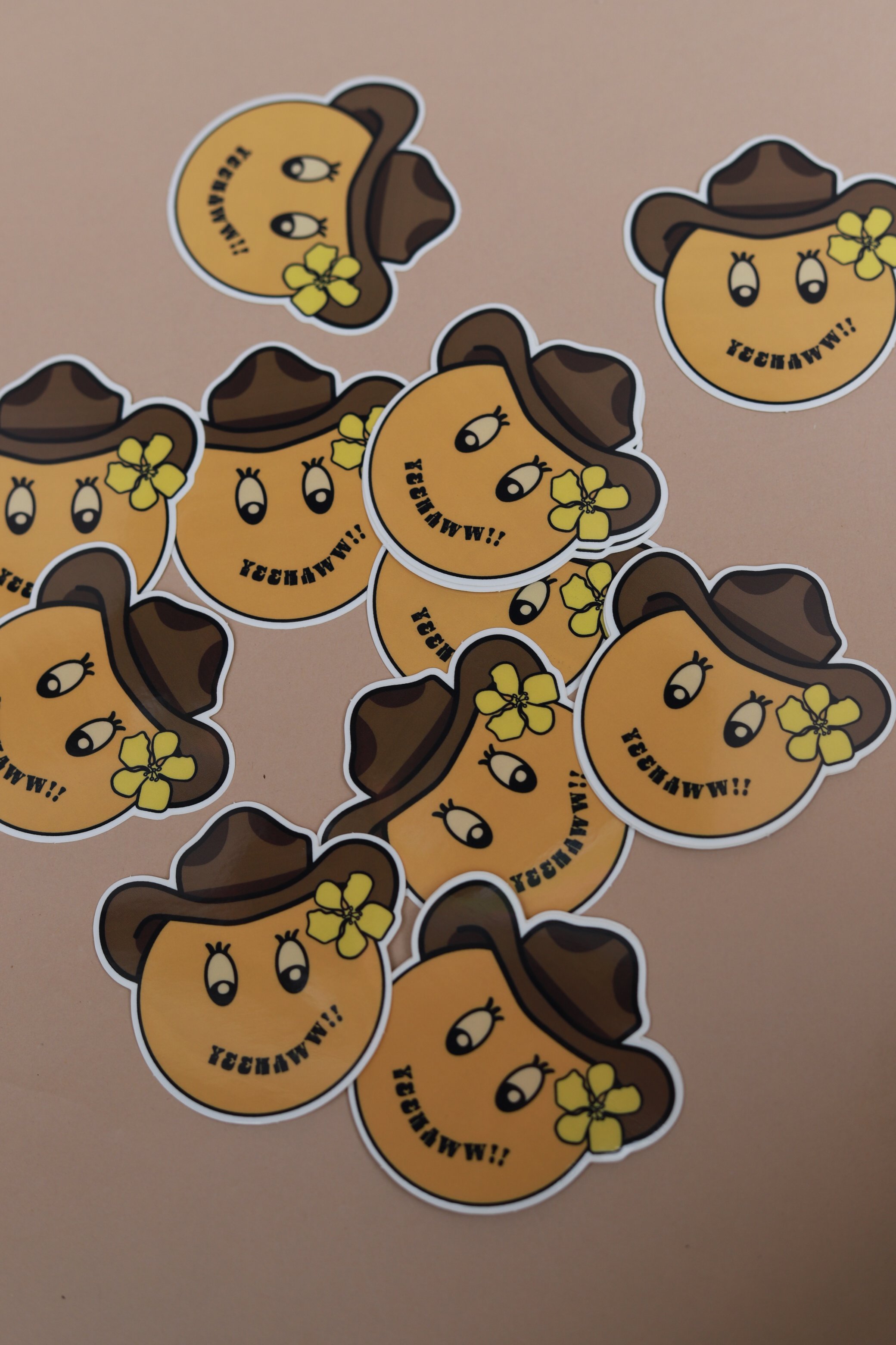 Yeehaw Minoaka Sticker