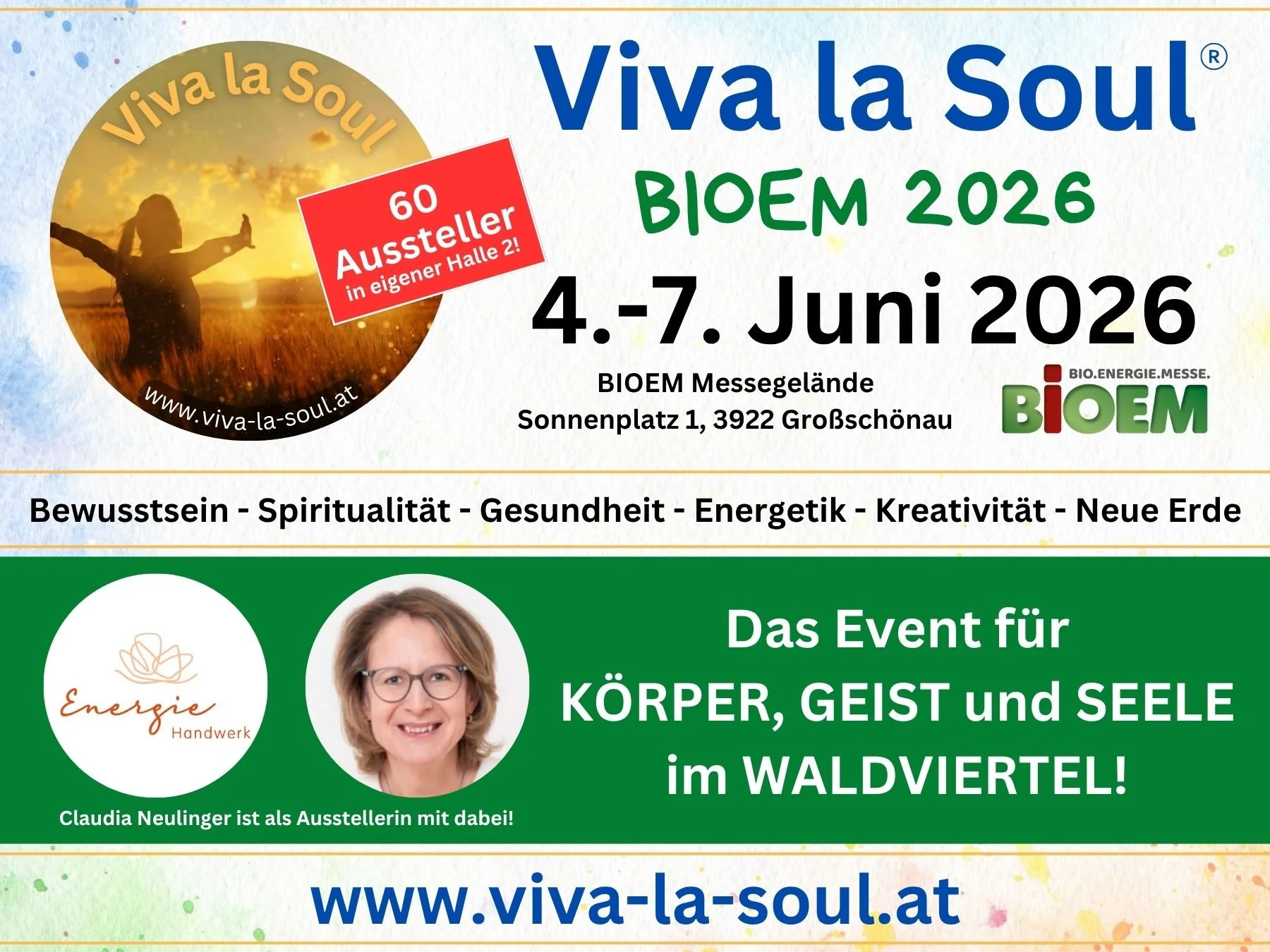 Ich freue mich auf deinen Besuch, bereichernde Gespräche und inspirierenden Austausch bei der BIOEM!