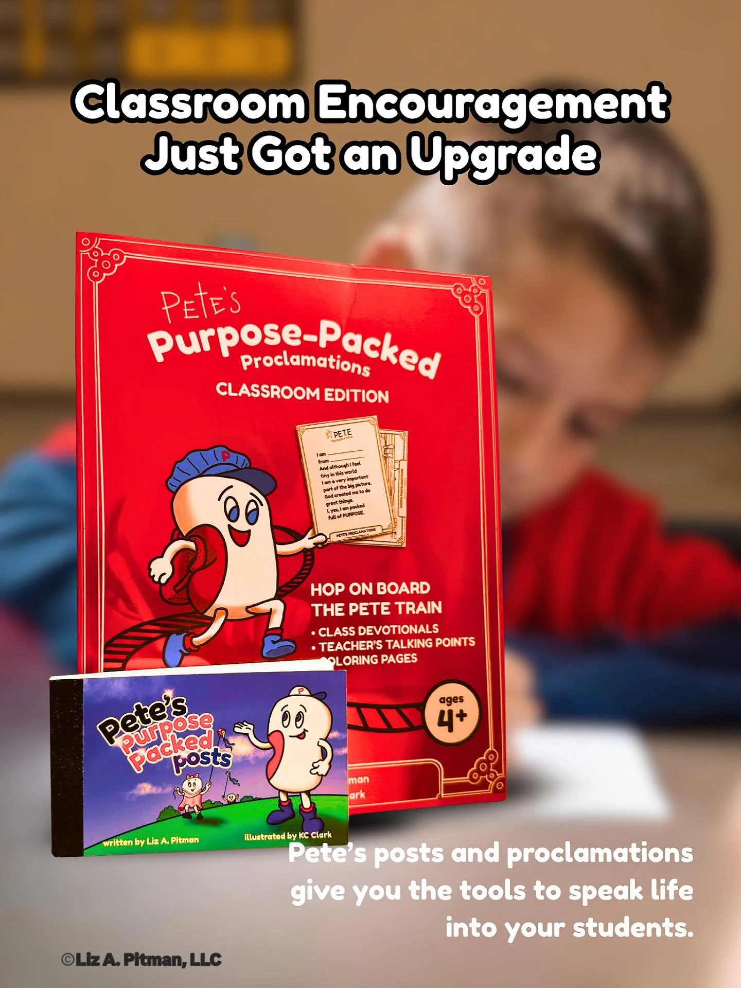 ATTN TEACHERS🧩 Introducing the first curriculum book from Puzzle Piece Publications: &ldquo;Pete&rsquo;s Purpose-Packed Proclamations Classroom Edition&rdquo; 🌟Includes Classroom Devotionals ✅ Activity pages ✅ Teacher and Classroom Talking Points ✅