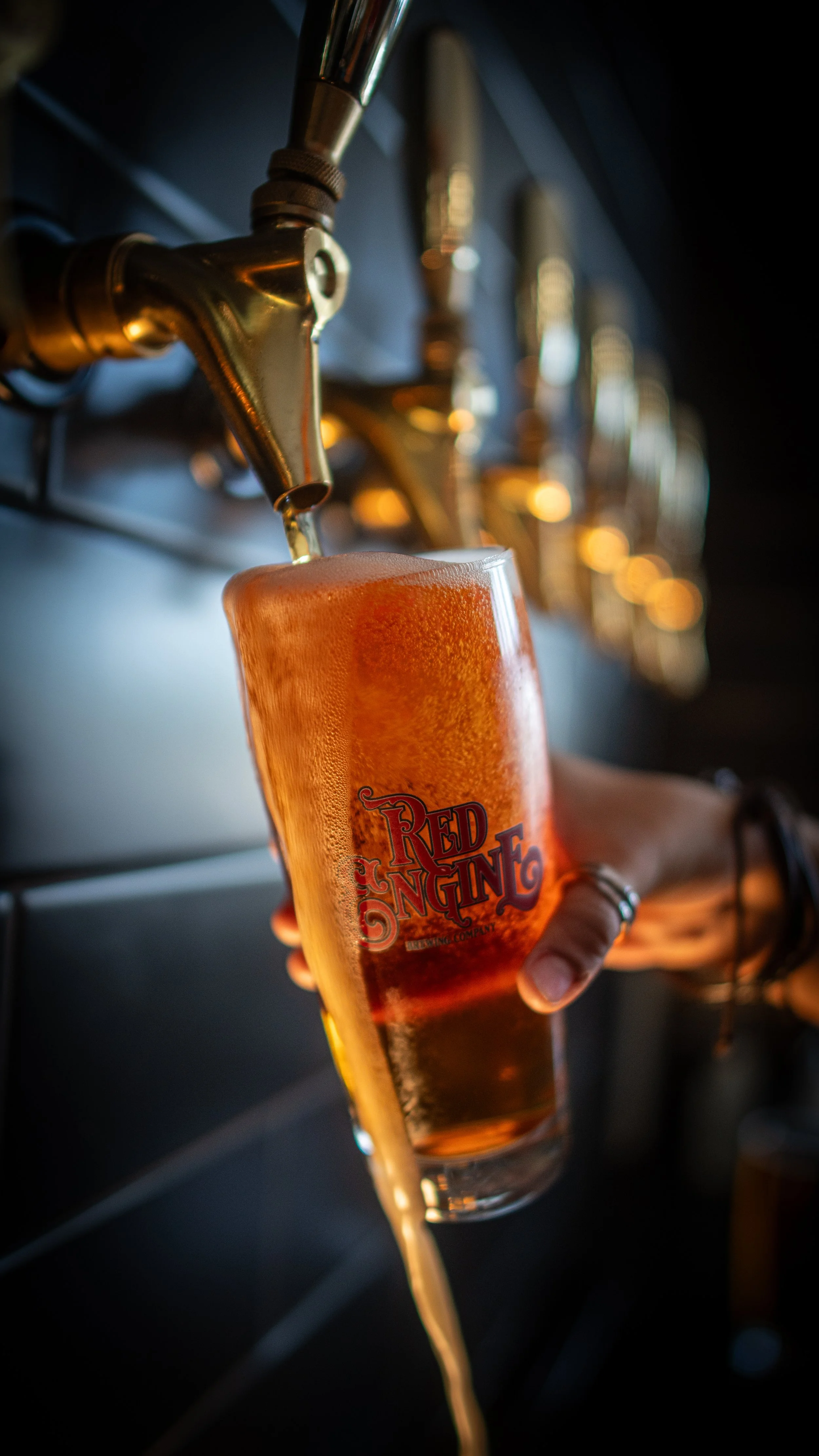 Beer on tap