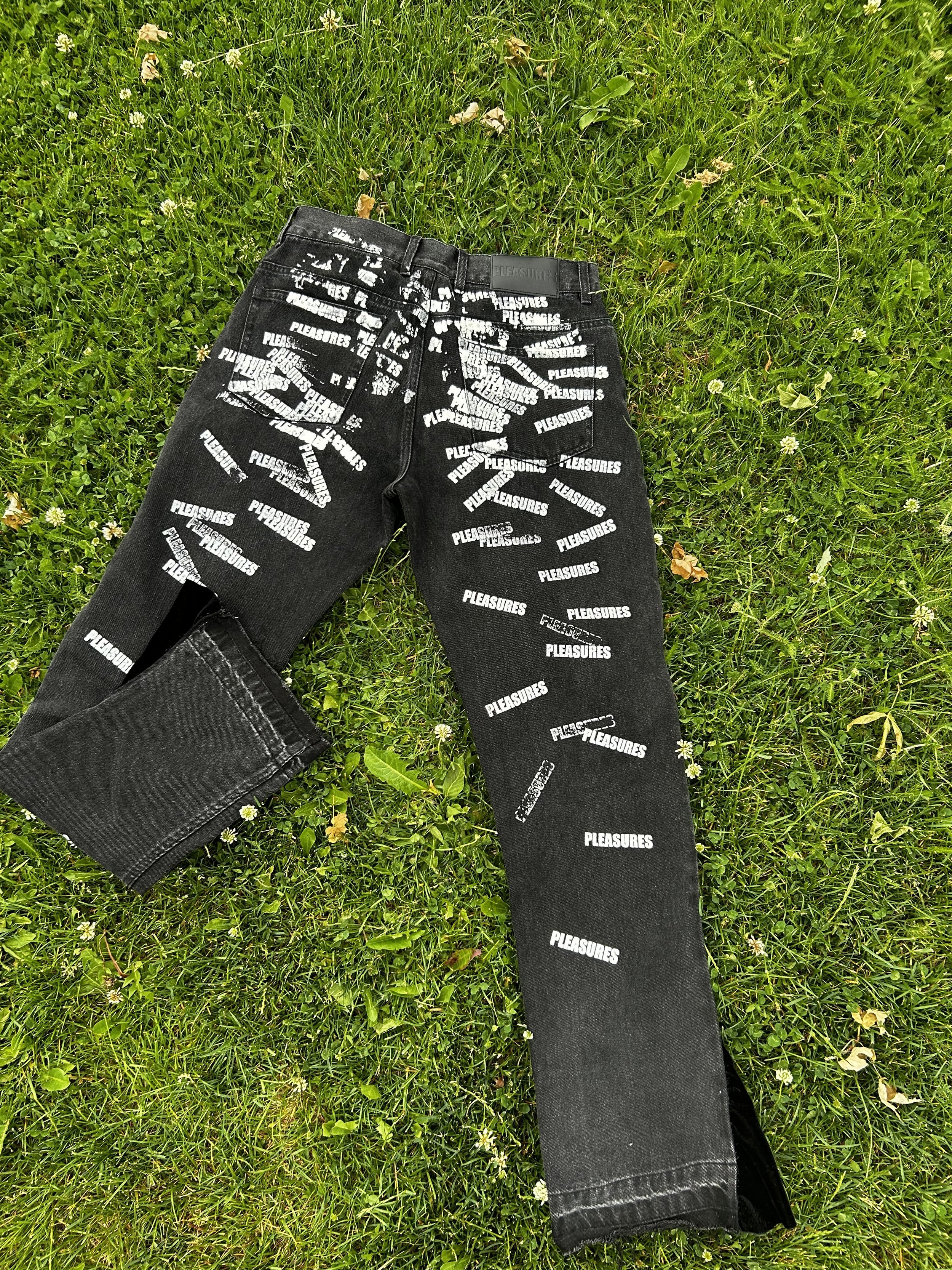 MMwada x Pleasures Black Denim