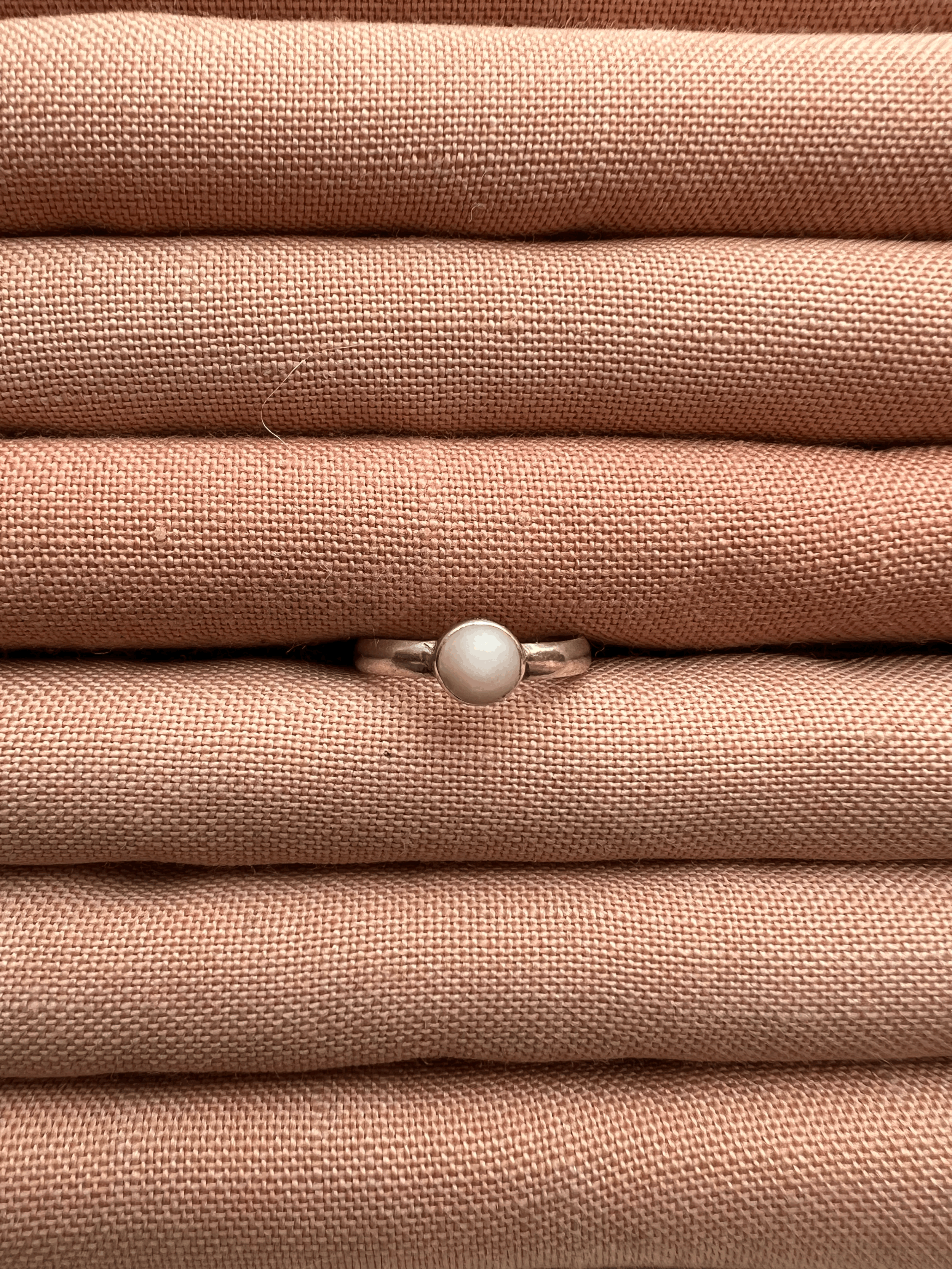 Sterling Silver Cabochon Ring