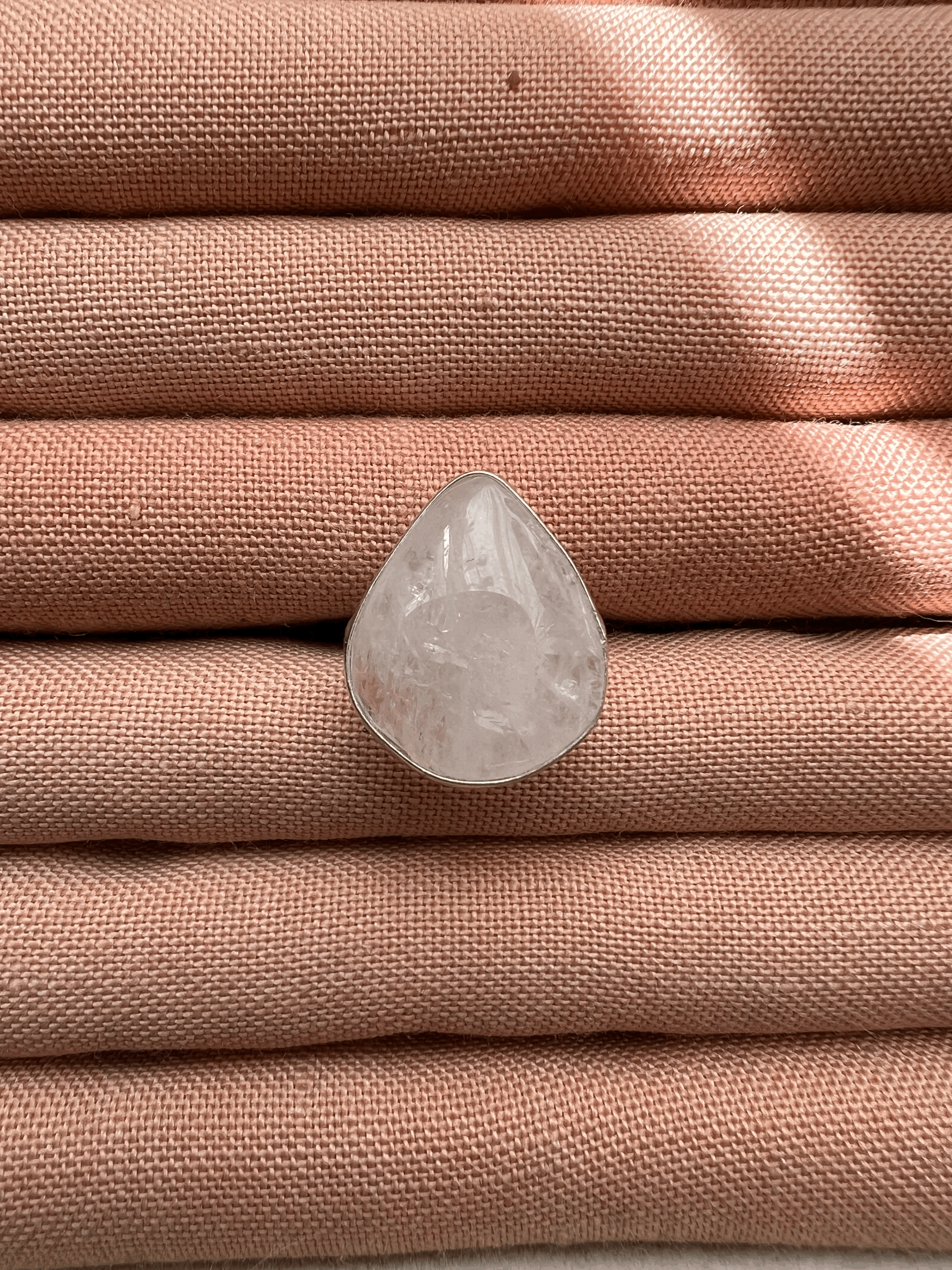 Sterling Silver Rose Quartz Ring