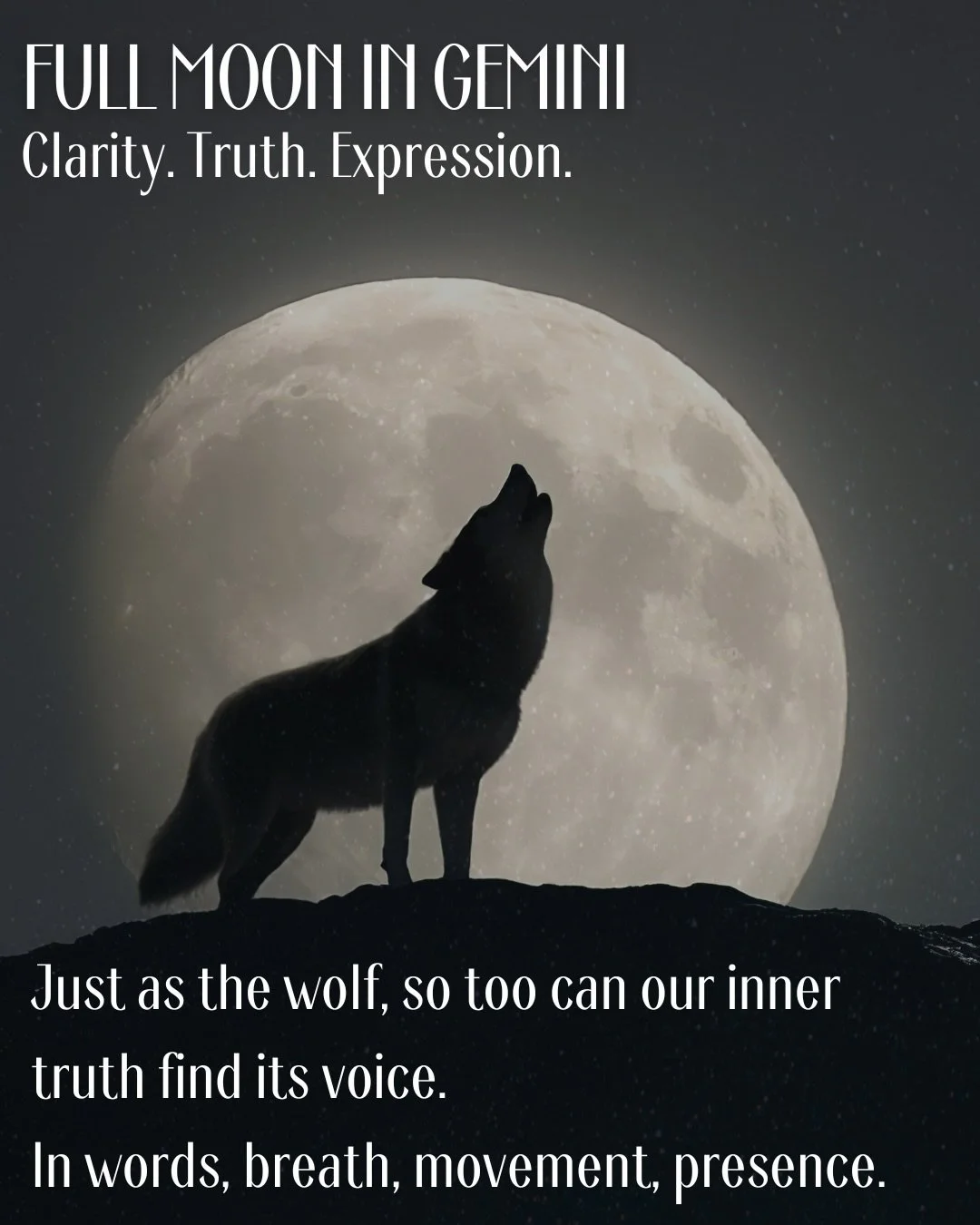 Full Moon in Gemini ✨ lluminating the Unspoken. 
Under this moon, expression becomes multidimensional. We are invited to meet the places where truth lives inside us. Not only in words, but the subtle language of the body. 
 
It may rise as a conversa