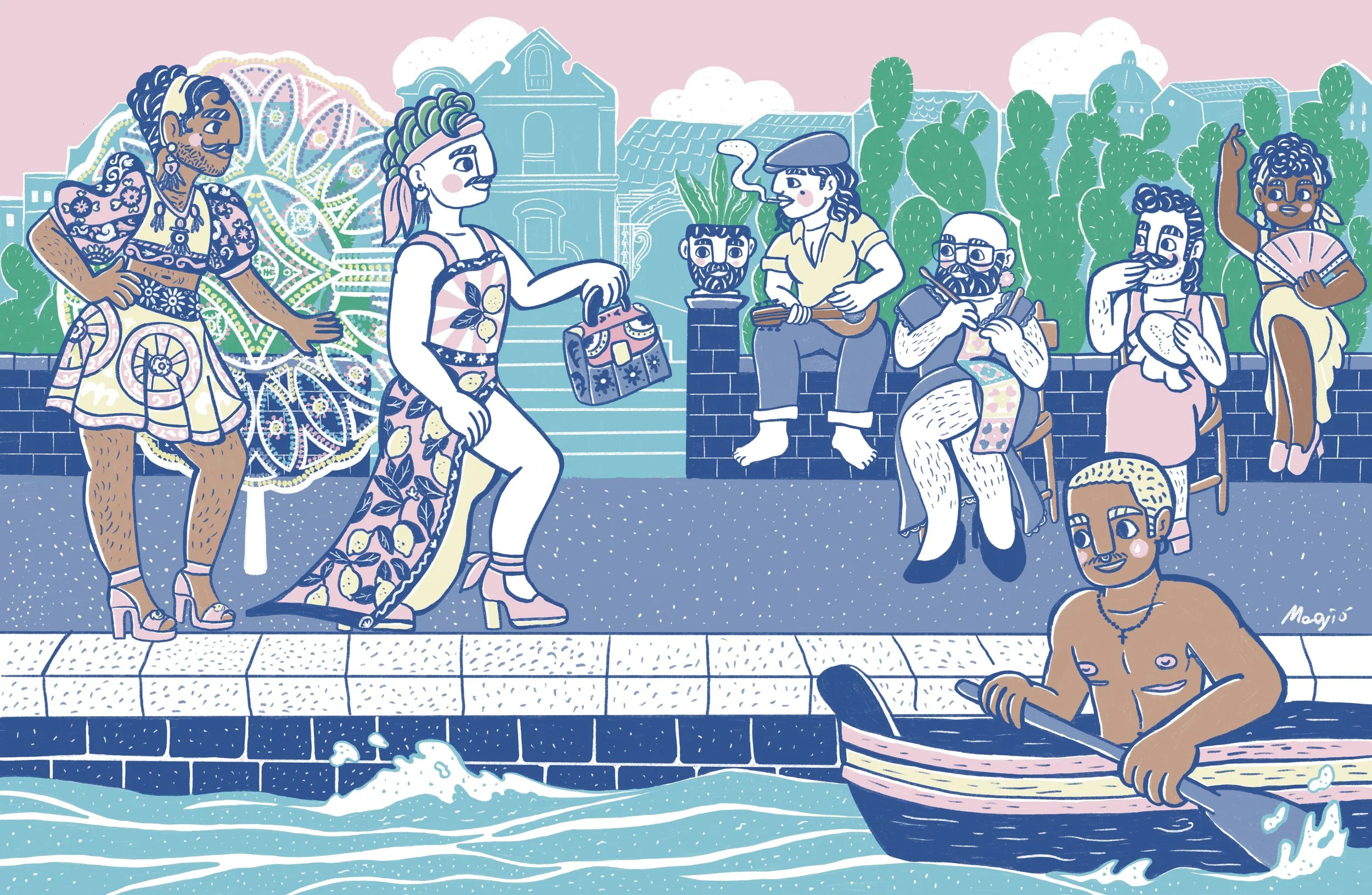 Queer Pastels of Sicily: Magió's Artistic Vision for an Inclusive Cultural Tapestry