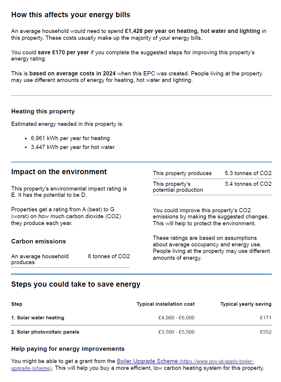 Estimated Energy Use and Potential Savings