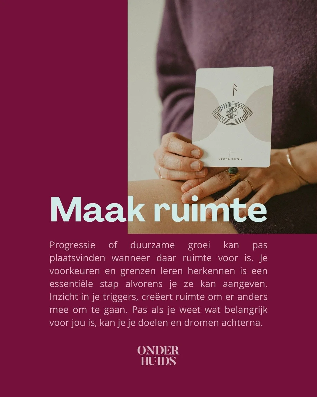Waarvoor kan jij wat meer ruimte gebruiken? Verruim je blik; durf verder te kijken <3  #verruiming #coaching #innercompasscards

📷 @amandine.grulois
