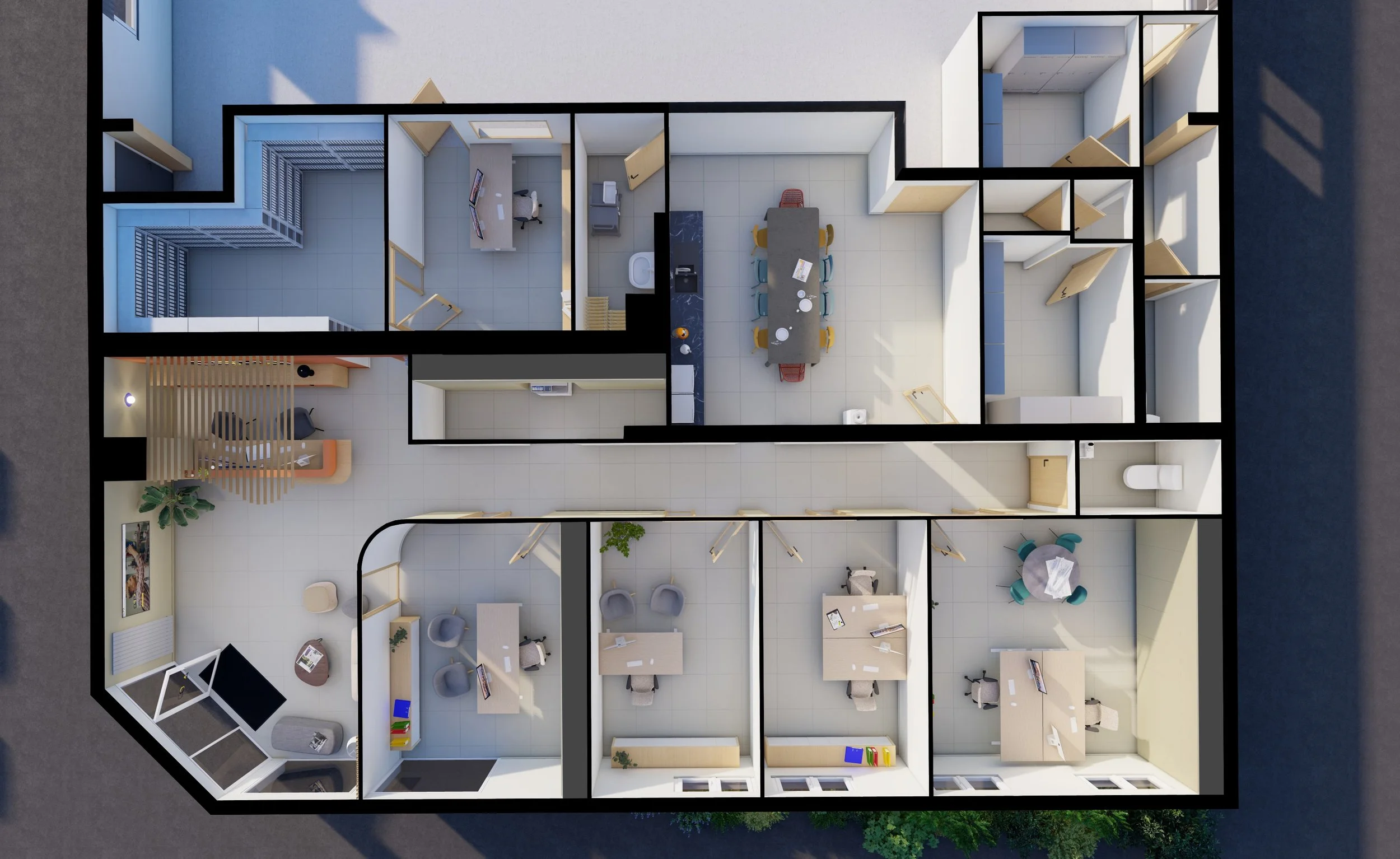 Rénovation local commercial Lisieux Normandie