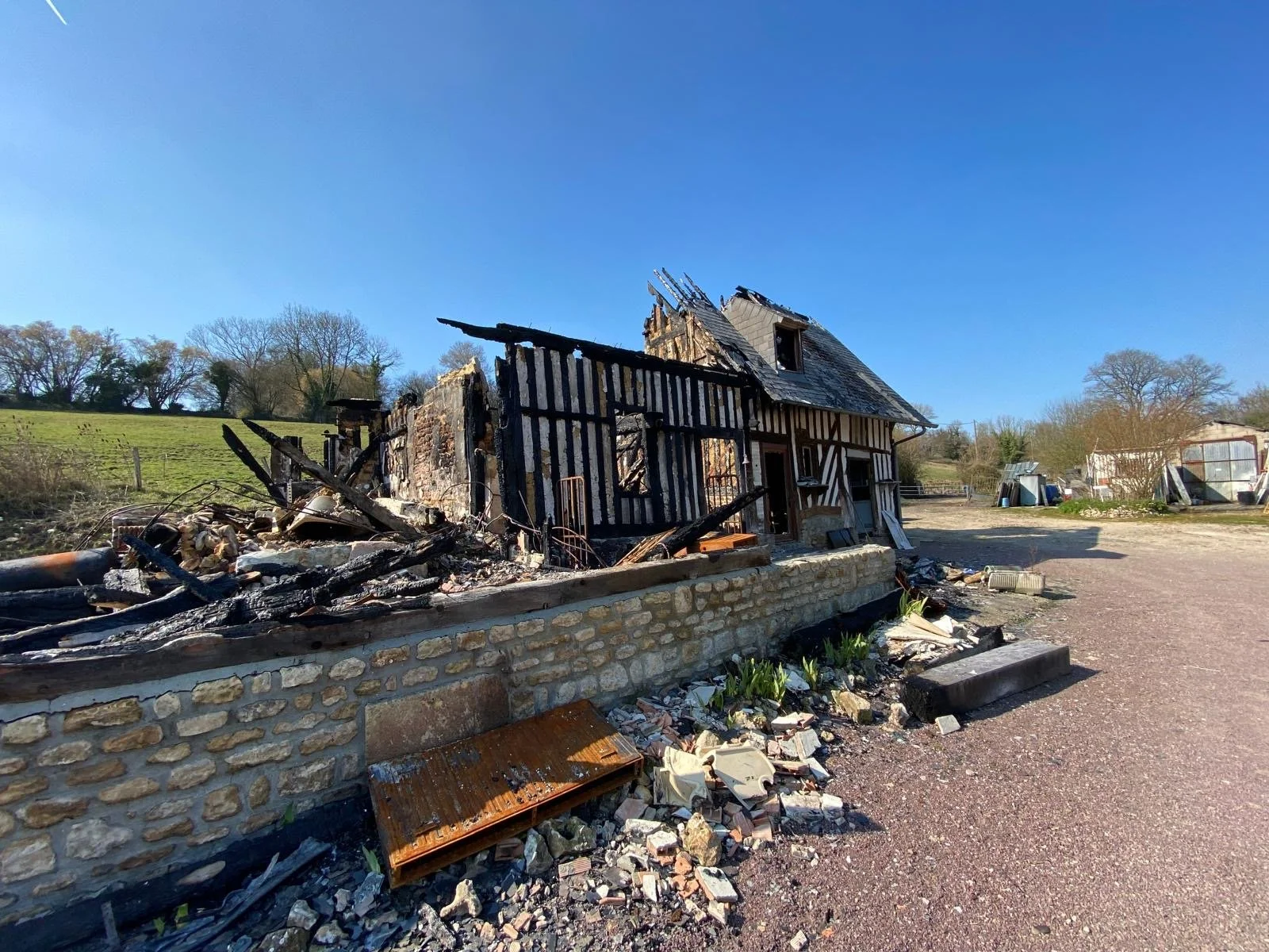 Reconstruction après sinistre Normandie