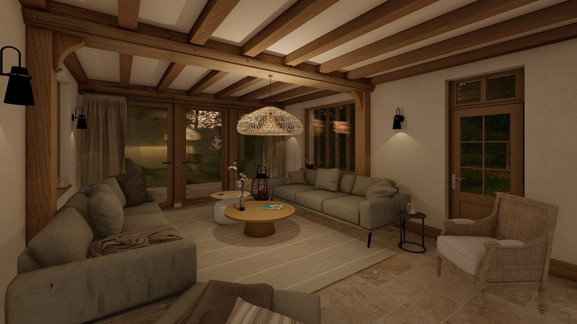 Architecte intérieur Maître d'œuvre construction neuve Pays d'Auge