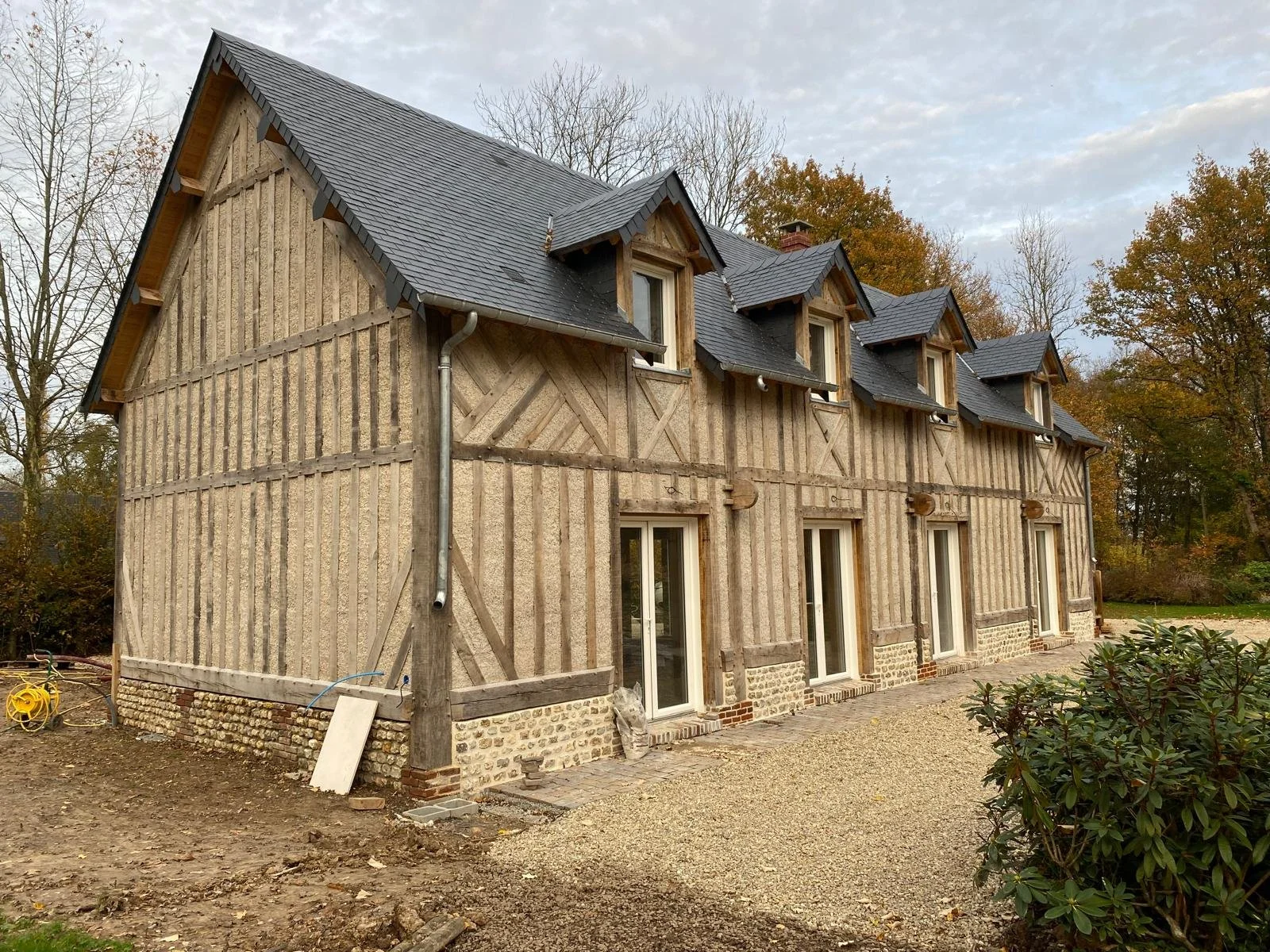 COnstruction maison colombage