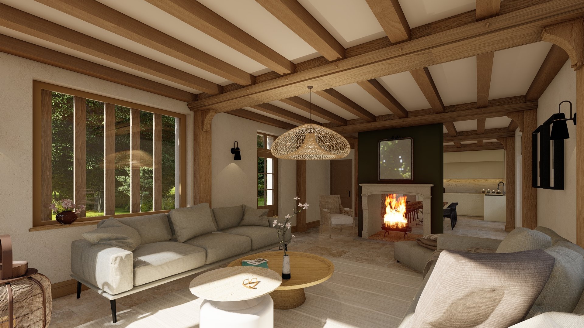 Architecte d'intérieur maison normande