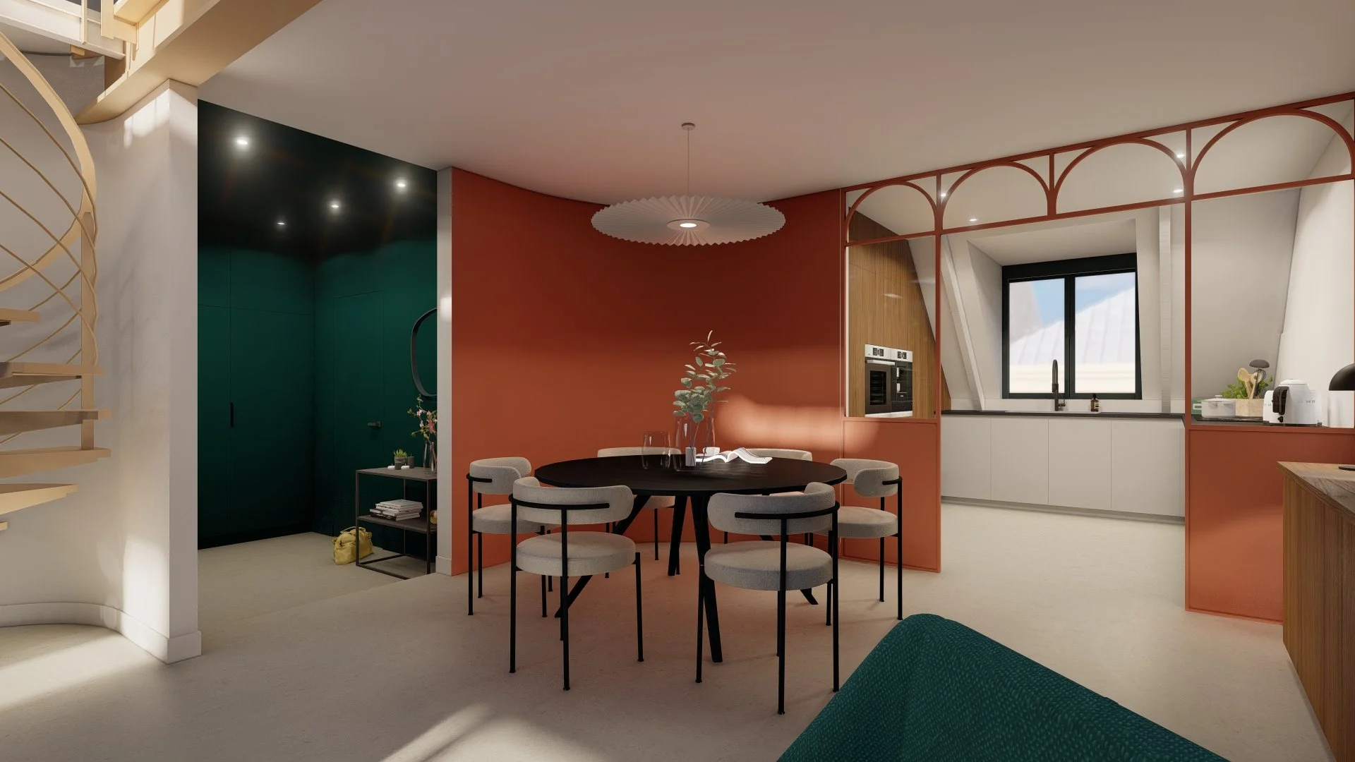 Décoration architecture appartement Deauville Cote Fleurie