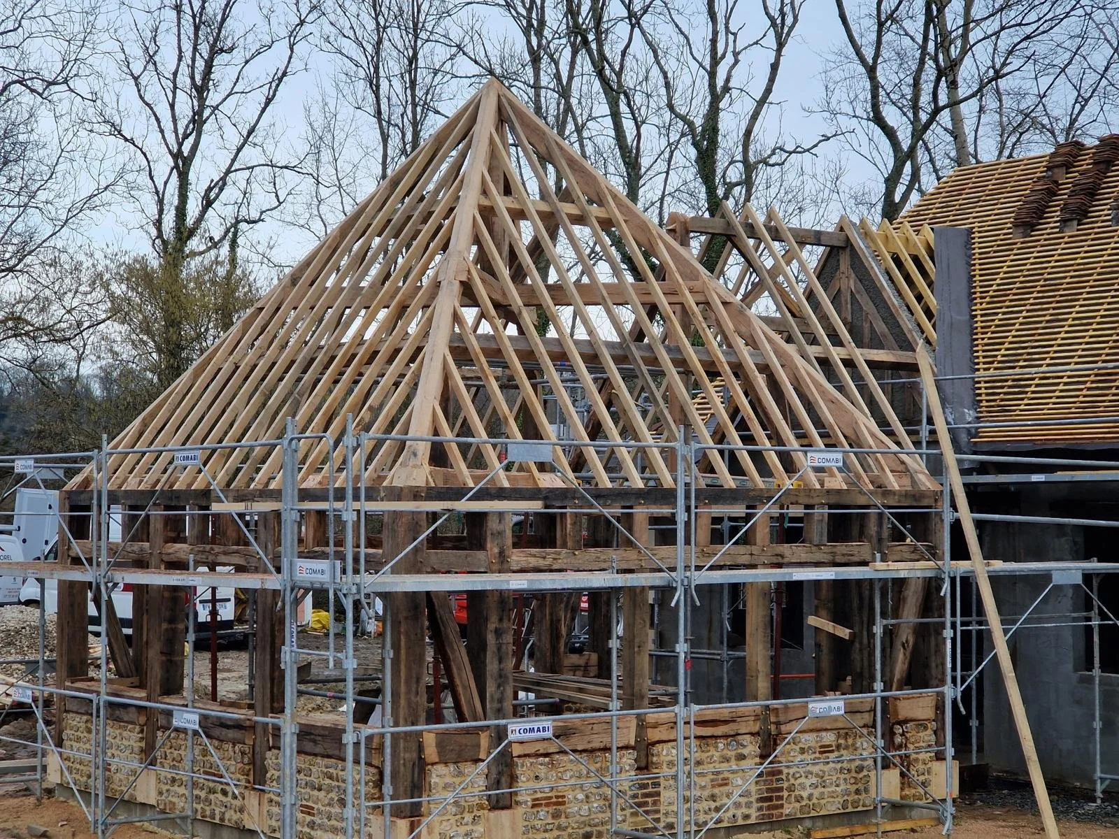 Maison colombage Beuvron