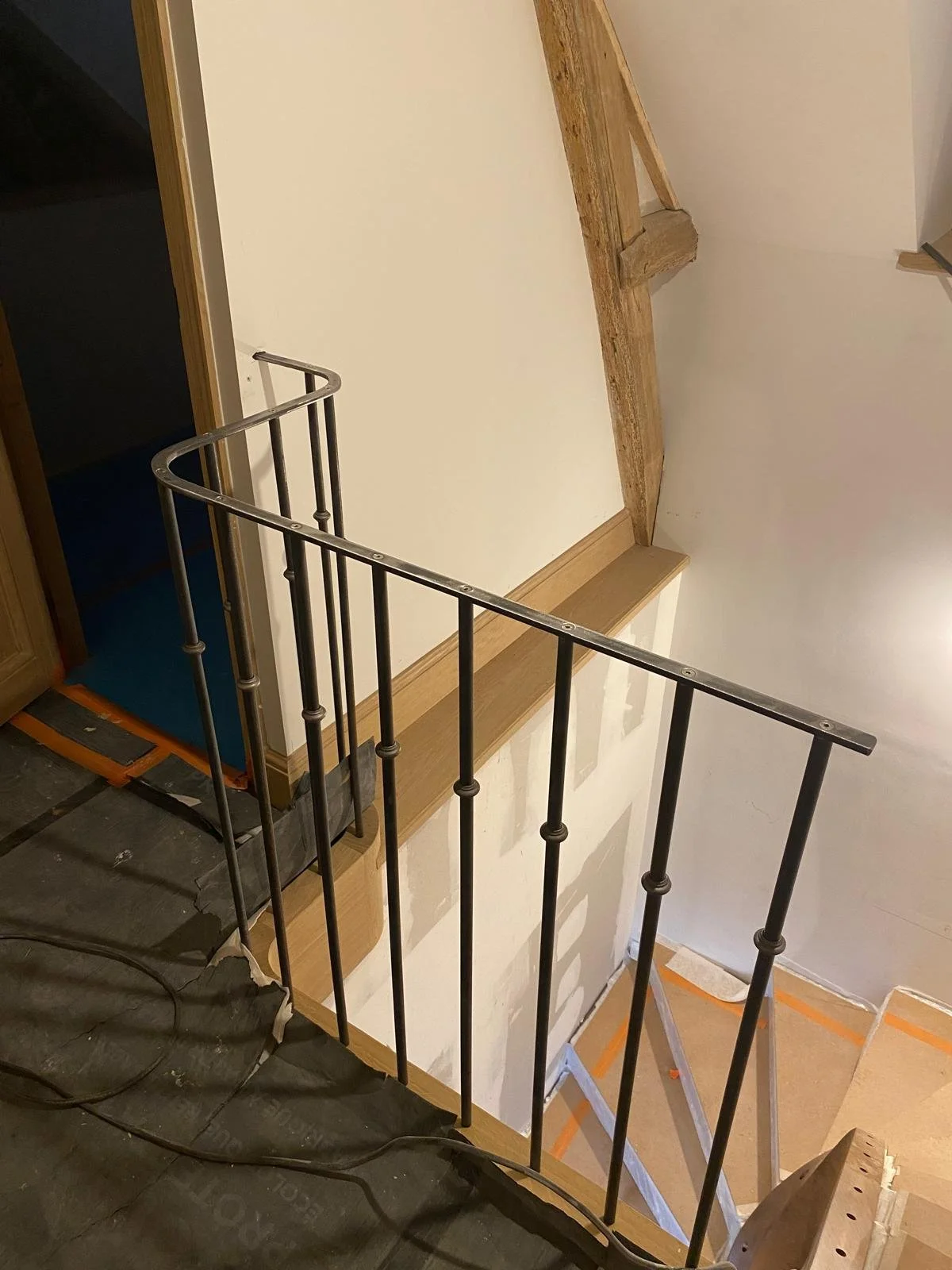 Création escalier traditionnel en bois