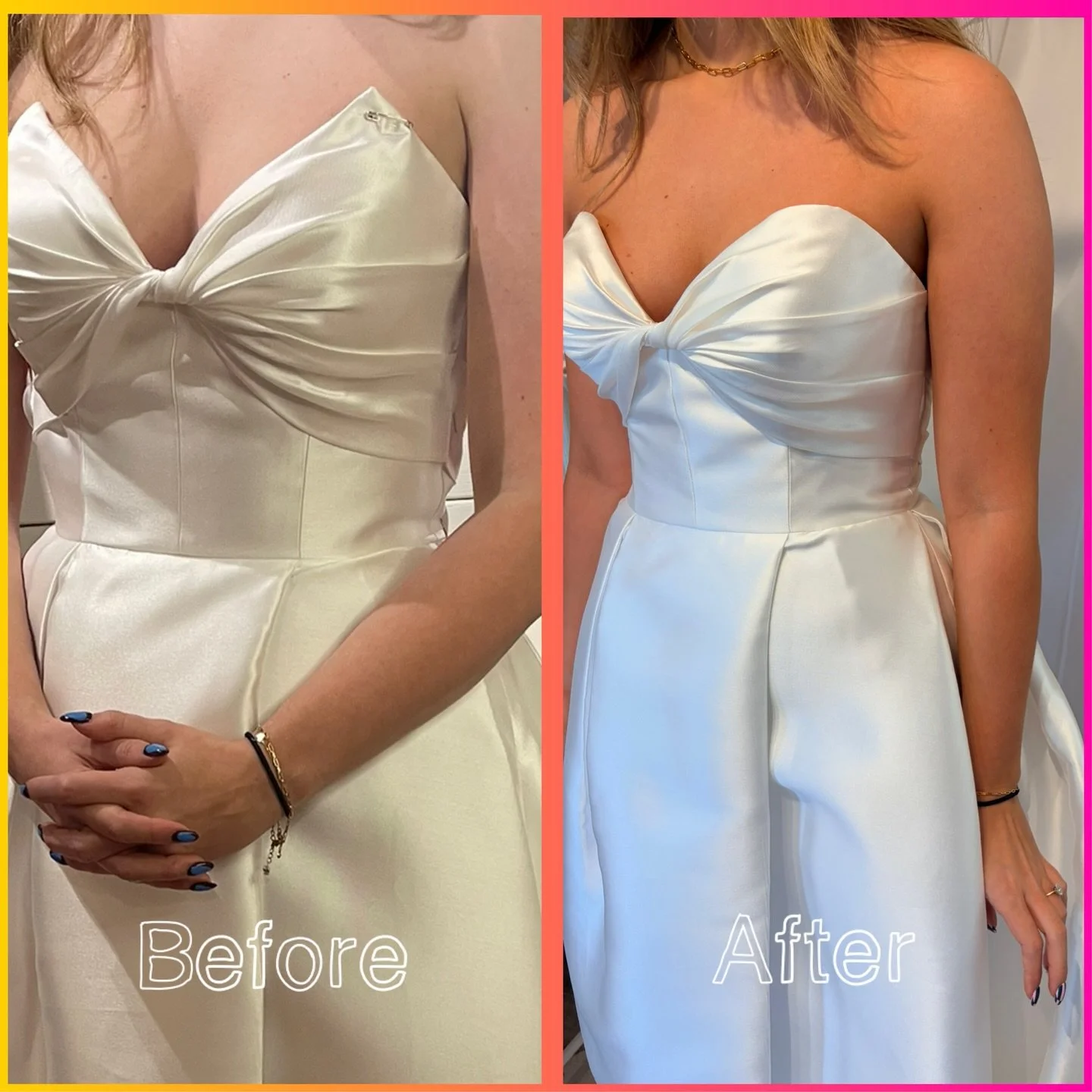 ✨There&rsquo;s something so special about the &ldquo;after&rdquo; photos! ✨

Seeing a dress go from &ldquo;almost right&rdquo; to perfectly you is honestly my favourite part of what I do at Annie&rsquo;s Aisle.
It&rsquo;s not just about taking in a s