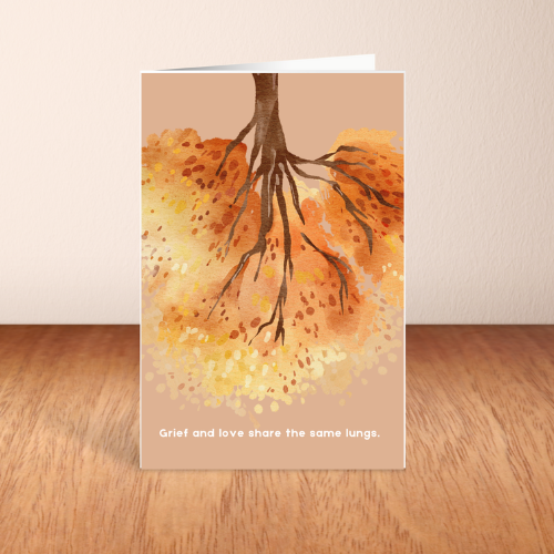 Grief lives in the lungs