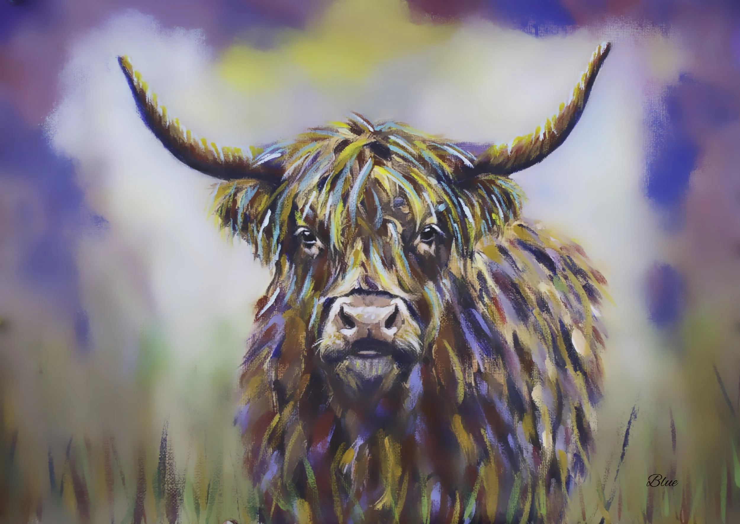 Highland Cow Impasto