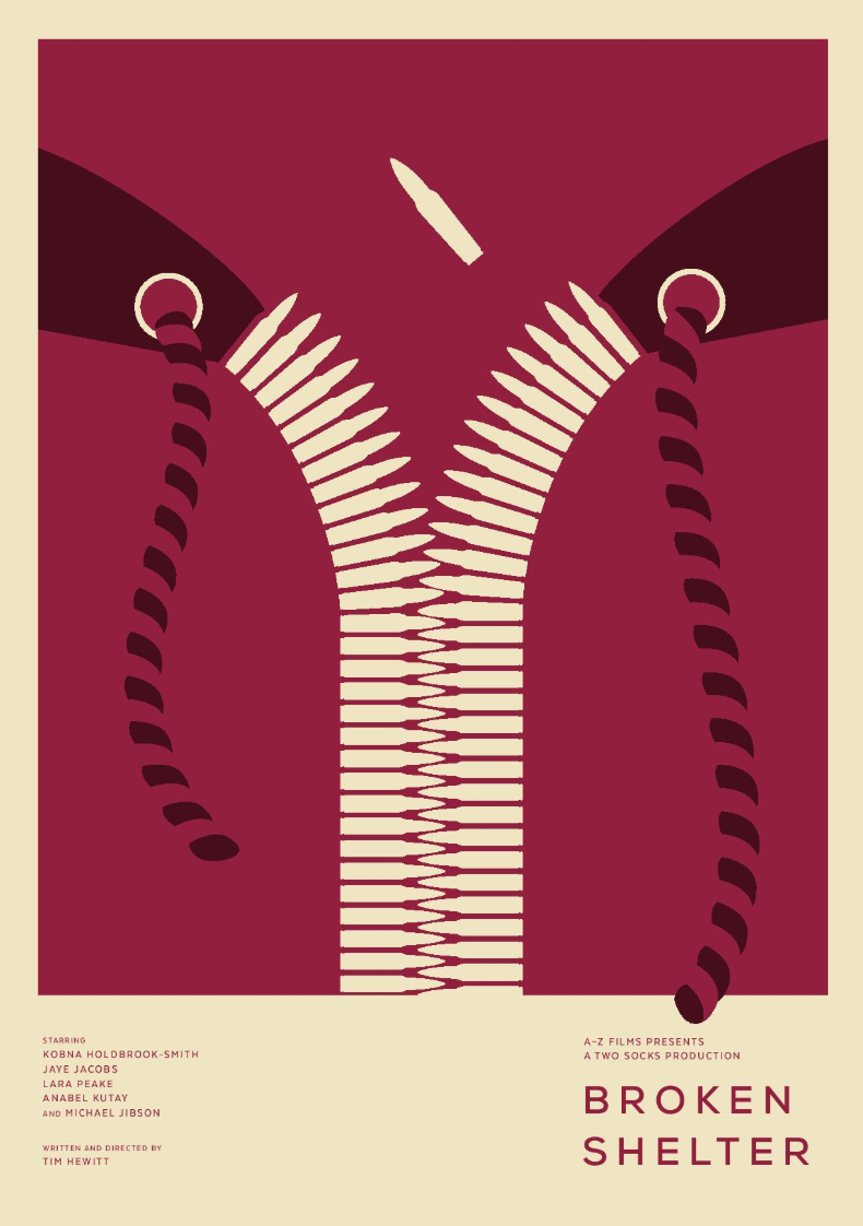 Stylized illustration of a broken zipper with the pull tab at the top, exposing a dark red background.