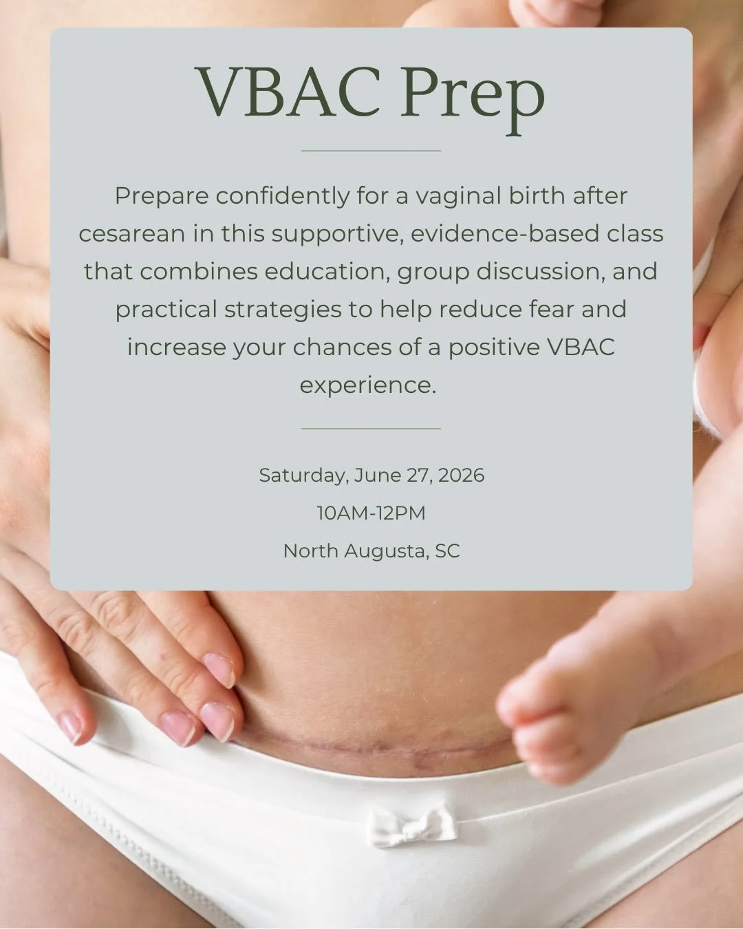 Whether you&rsquo;re planning a VBAC, exploring your options, or thinking about future pregnancies, this complimentary class provides the knowledge and tools you need to make informed decisions about your next birth! 

Link to register in bio. ✨