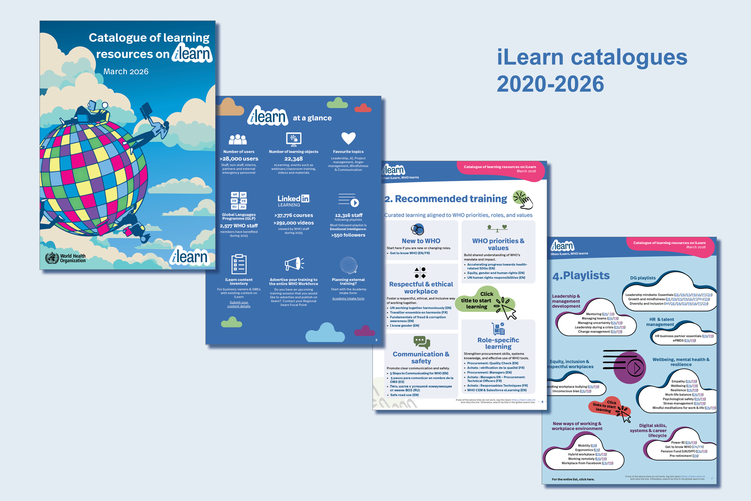 iLearn catalogues design