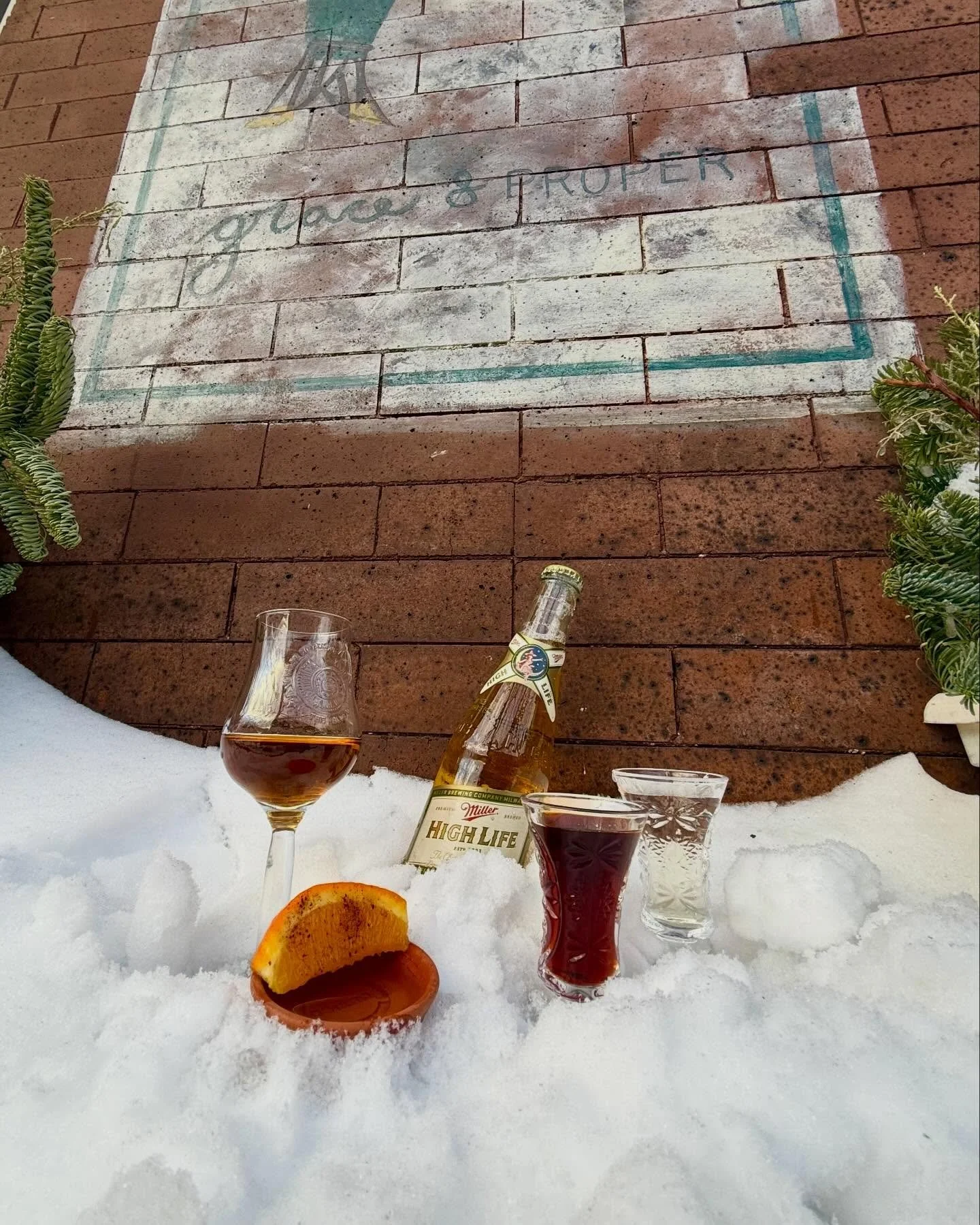 M is for Mezcal, Madeira &amp; Miller High Life City Wides 🤌
❄️We are OPEN!❄️