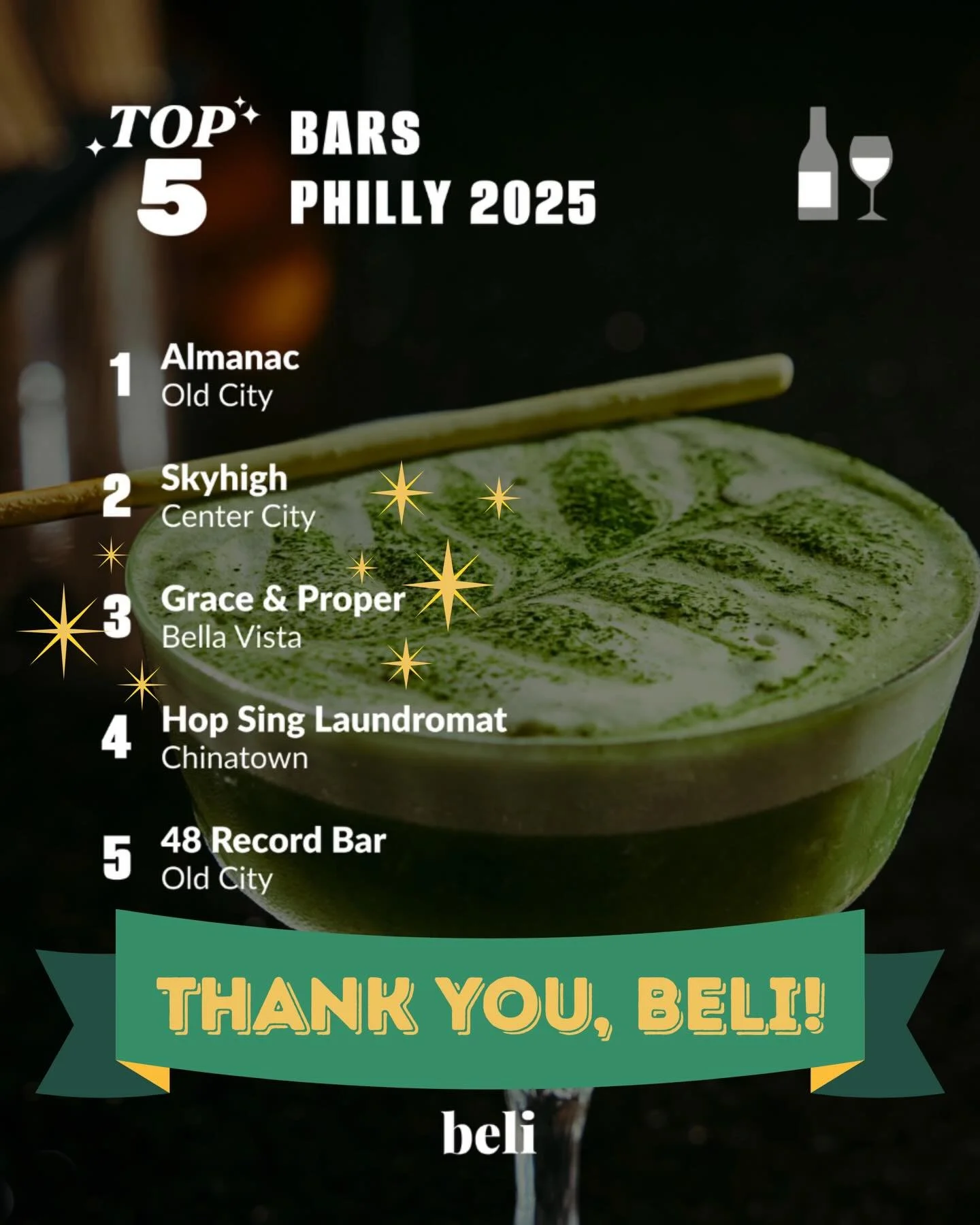 🏆Thank you @beli_eats!🏆 Today we raise a glass to our family&rsquo;s matriarch, Olimpia, who inspired us to bring the delicious flavors of Portugal to Philadelphia.💛✨