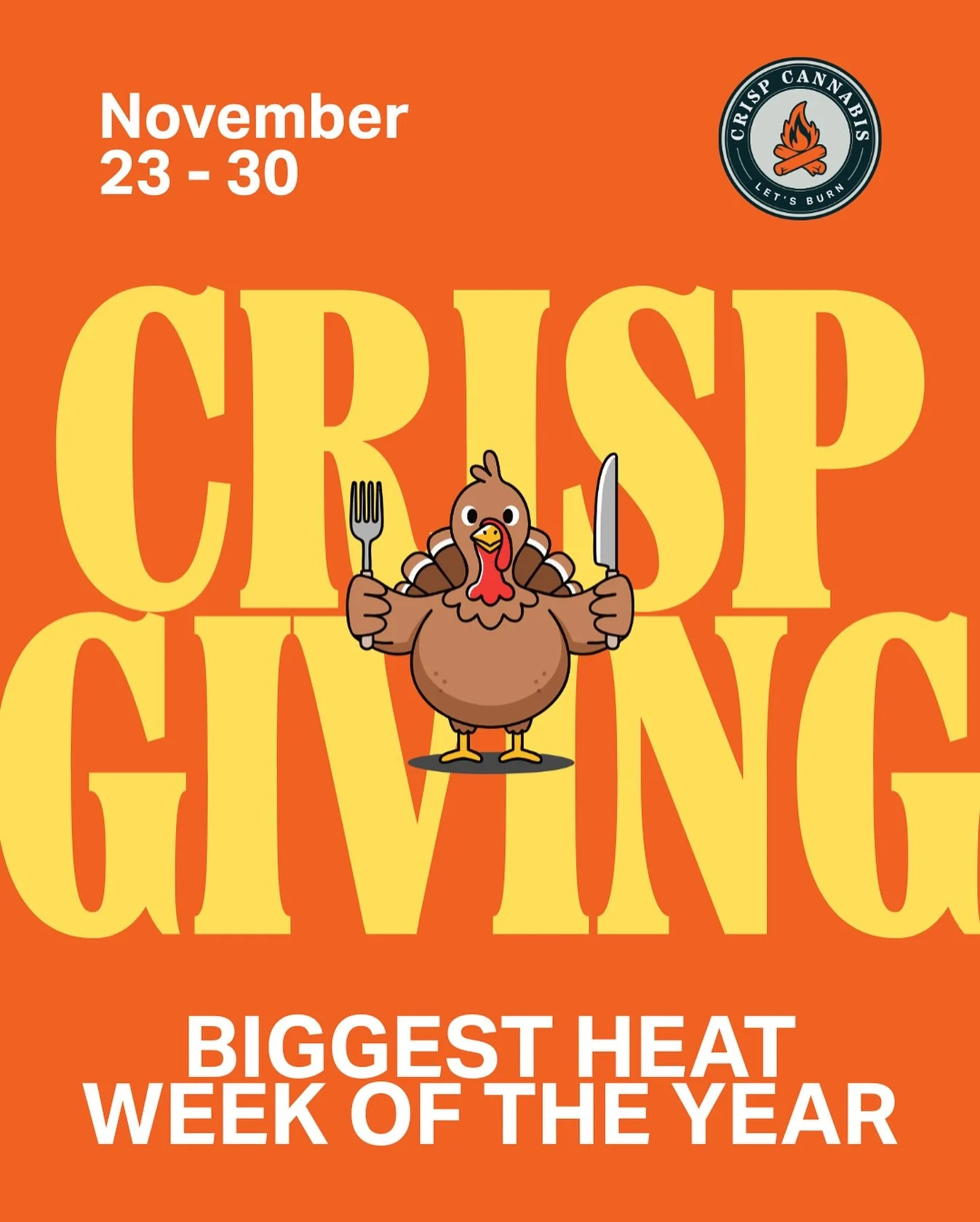 It&rsquo;s almost Crispgiving! Who&rsquo;s bringing the heat to your table this year?🦃🍁

#crispgiving