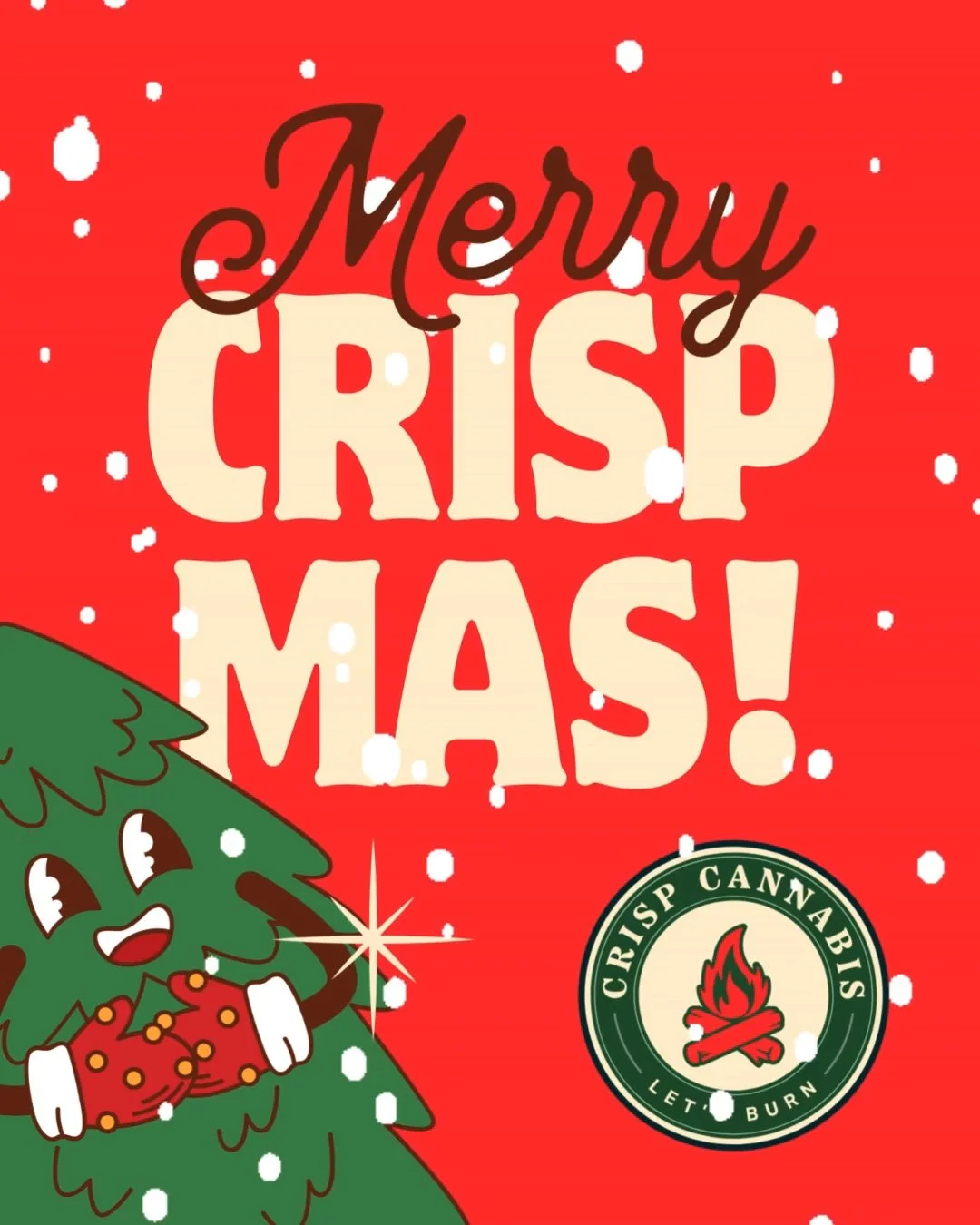 🎄 MERRY CRISPMAS 🎄
Holiday heat is burning all week at CRISP.

🔥 Daily CRISPMAS heat
🎄 Christmas Eve: Open regular hours
🎄 Christmas Day: 10AM &ndash; 6PM

👉 Tap the link in our bio to view the full CRISPMAS calendar and plan your visit.

📍 Ea
