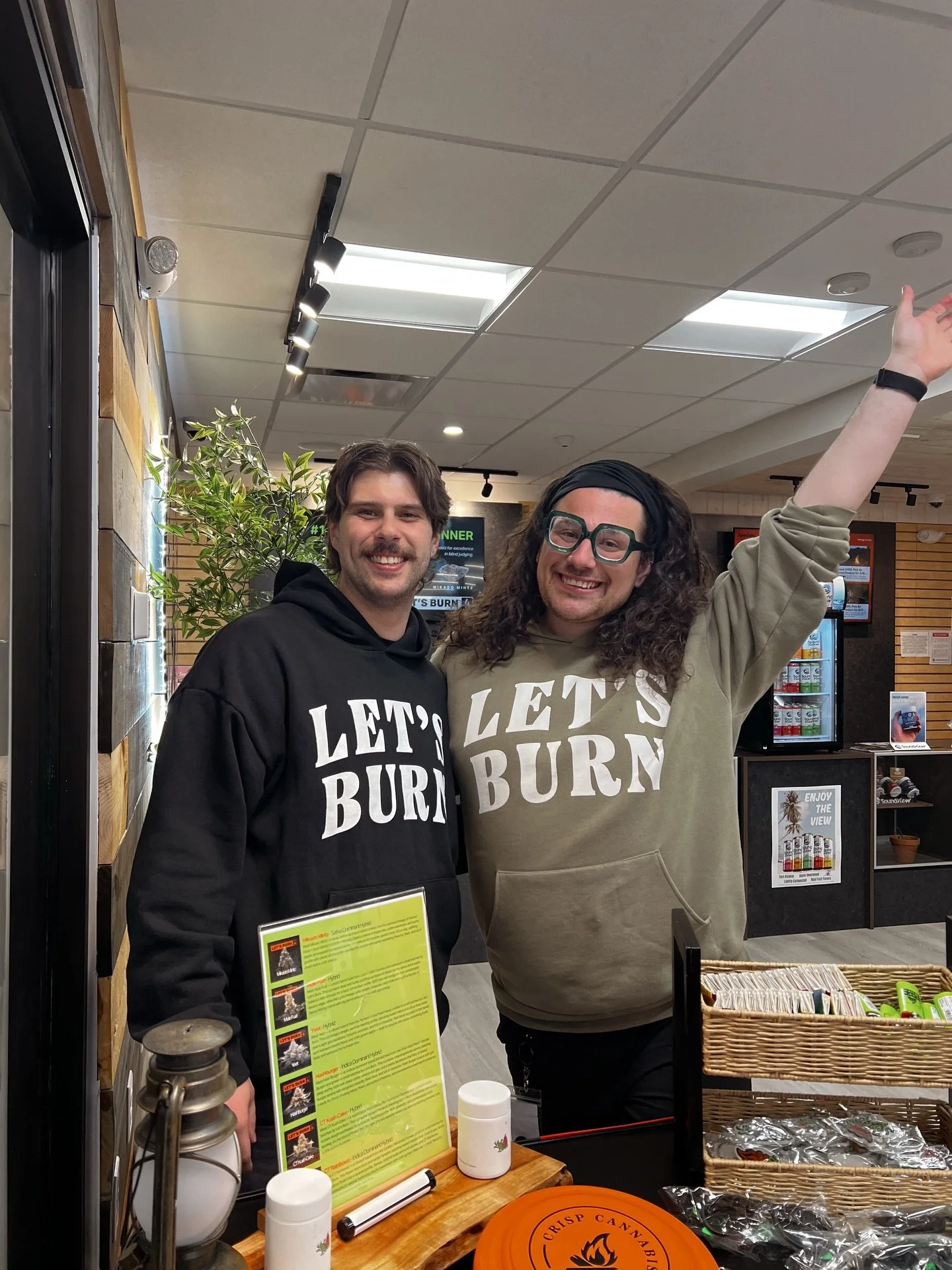 Meet Matt &amp; Garrett. 🔥

You&rsquo;ll start seeing these two out and about &mdash; at events and around the community &mdash; helping spread the Let&rsquo;s Burn fire and the Crisp Cannabis vibe.

Say what&rsquo;s up if you see them.
They might e