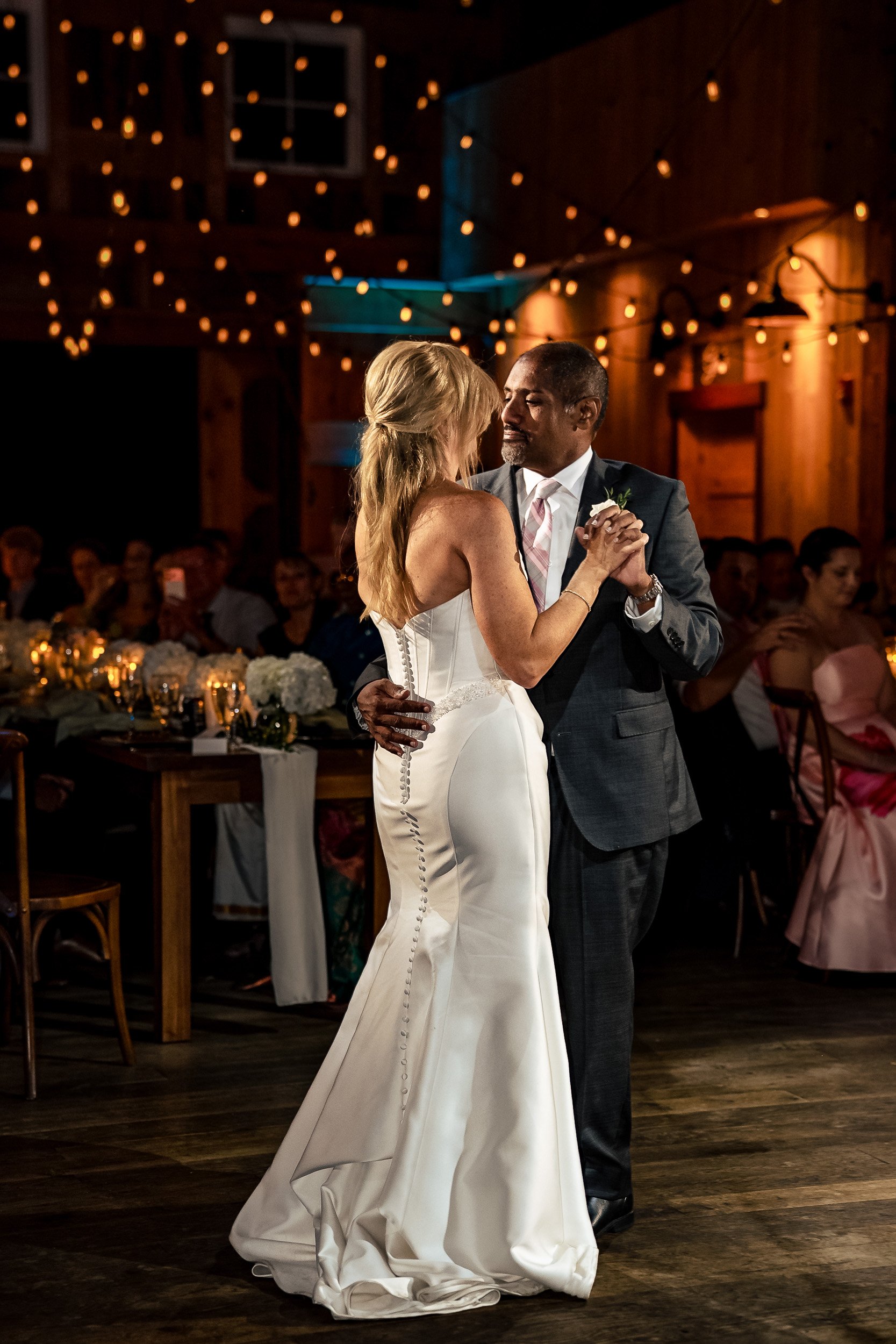bride and groom first dance