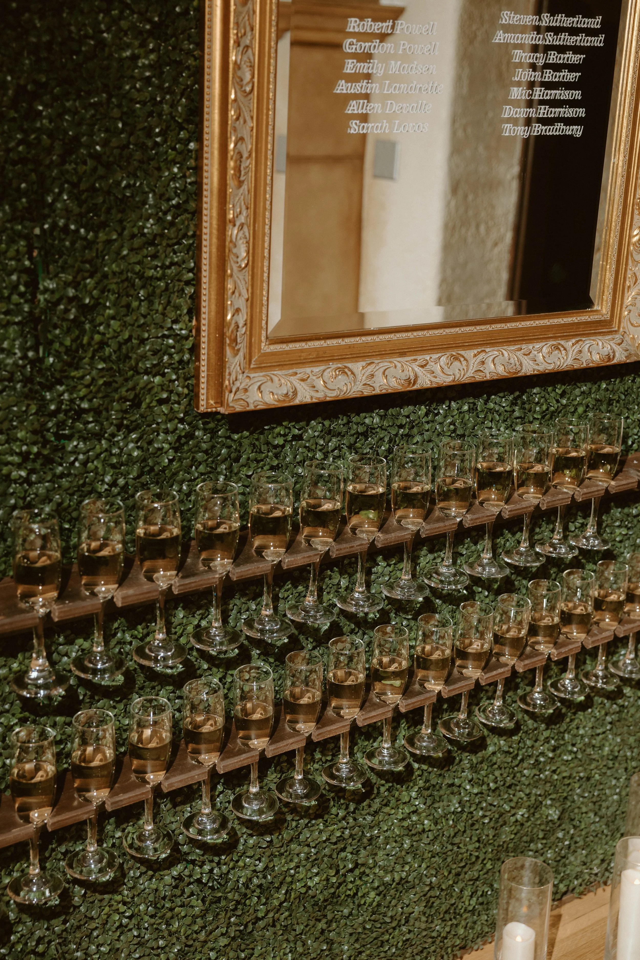 Champagne wall
