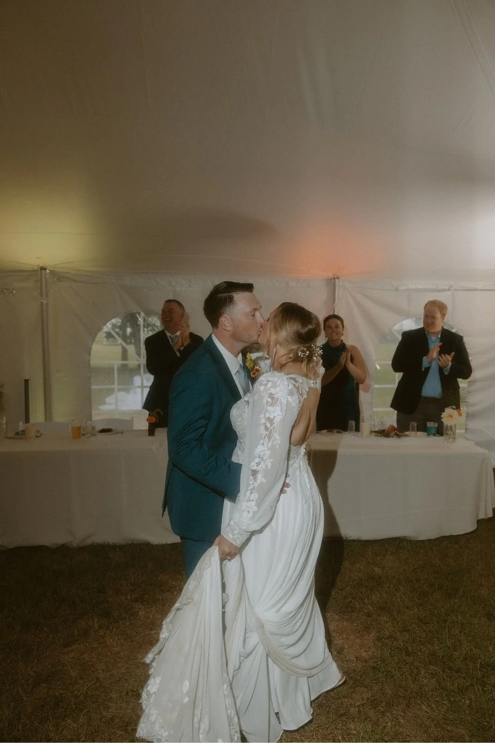 Bride and Groom Reception Entrance