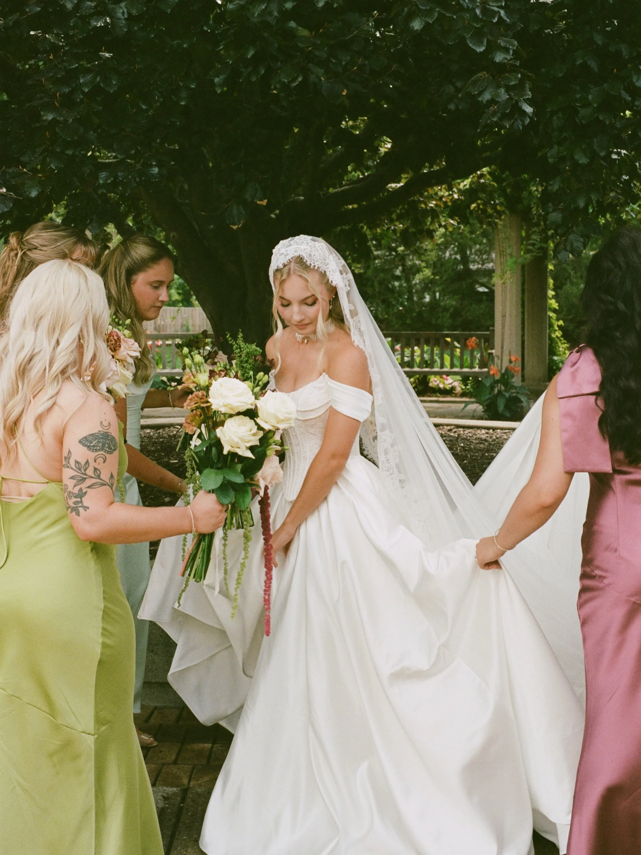The Misaks on film 🎞️✨

I can&rsquo;t get enough of these scans, every day I&rsquo;m more and more tempted to exclusively shoot film. 

Makeup: @divinebeautycollab 
Venue: @msuhorticulturegardens 

#filmweddingphotographer #michiganweddingphotograph