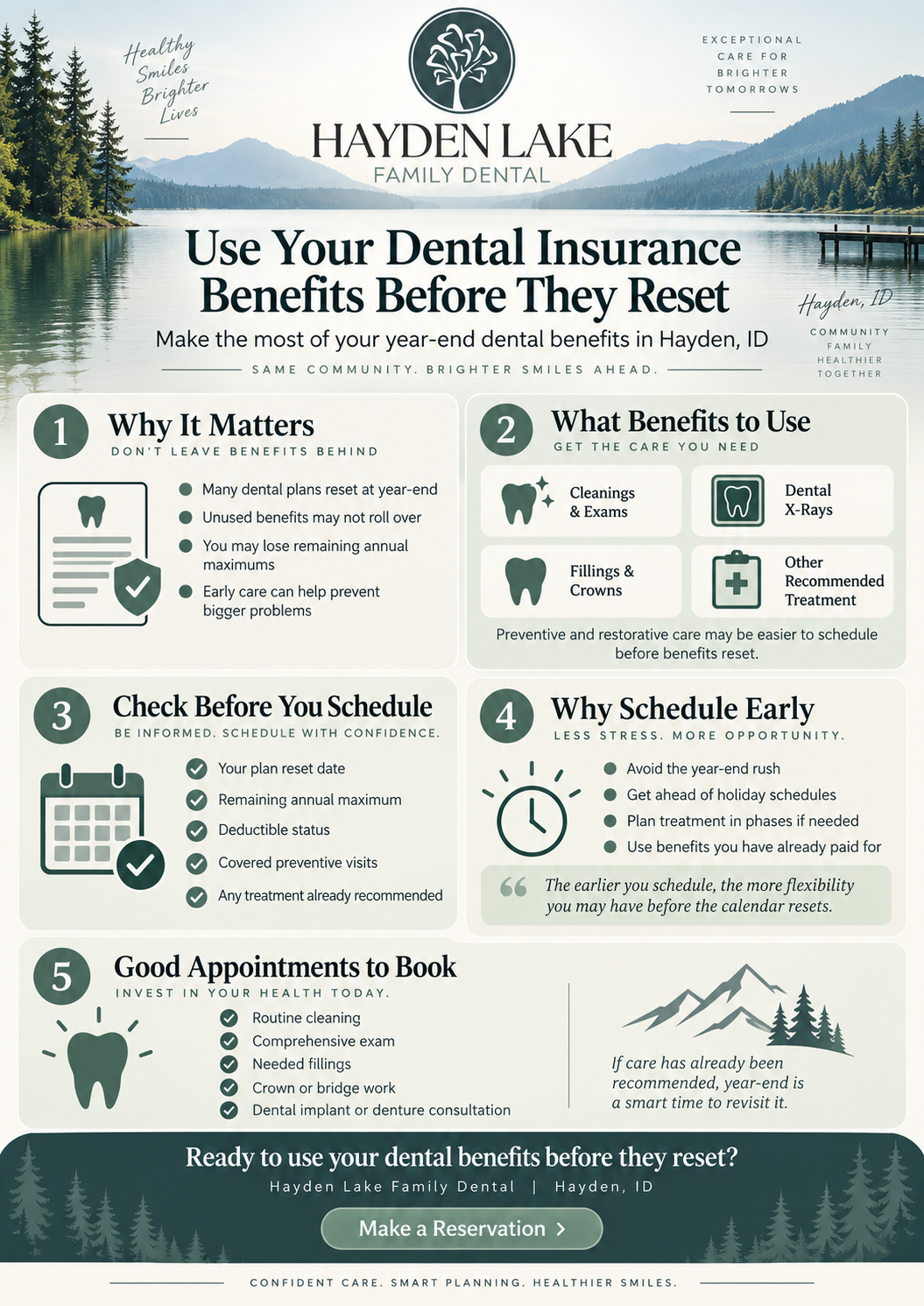 Use Your Dental Insurance Benefits Before They Reset